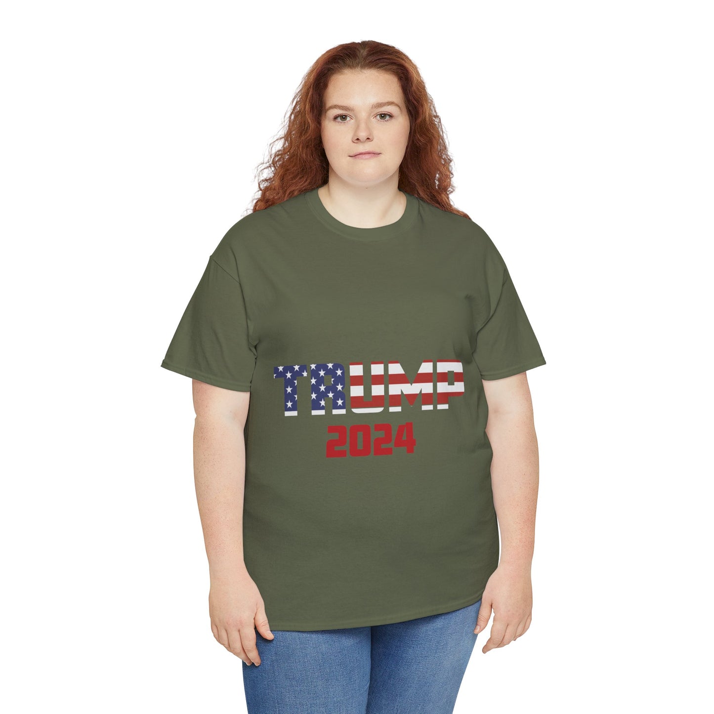 Trump 2024 B Unisex Heavy Cotton Tee