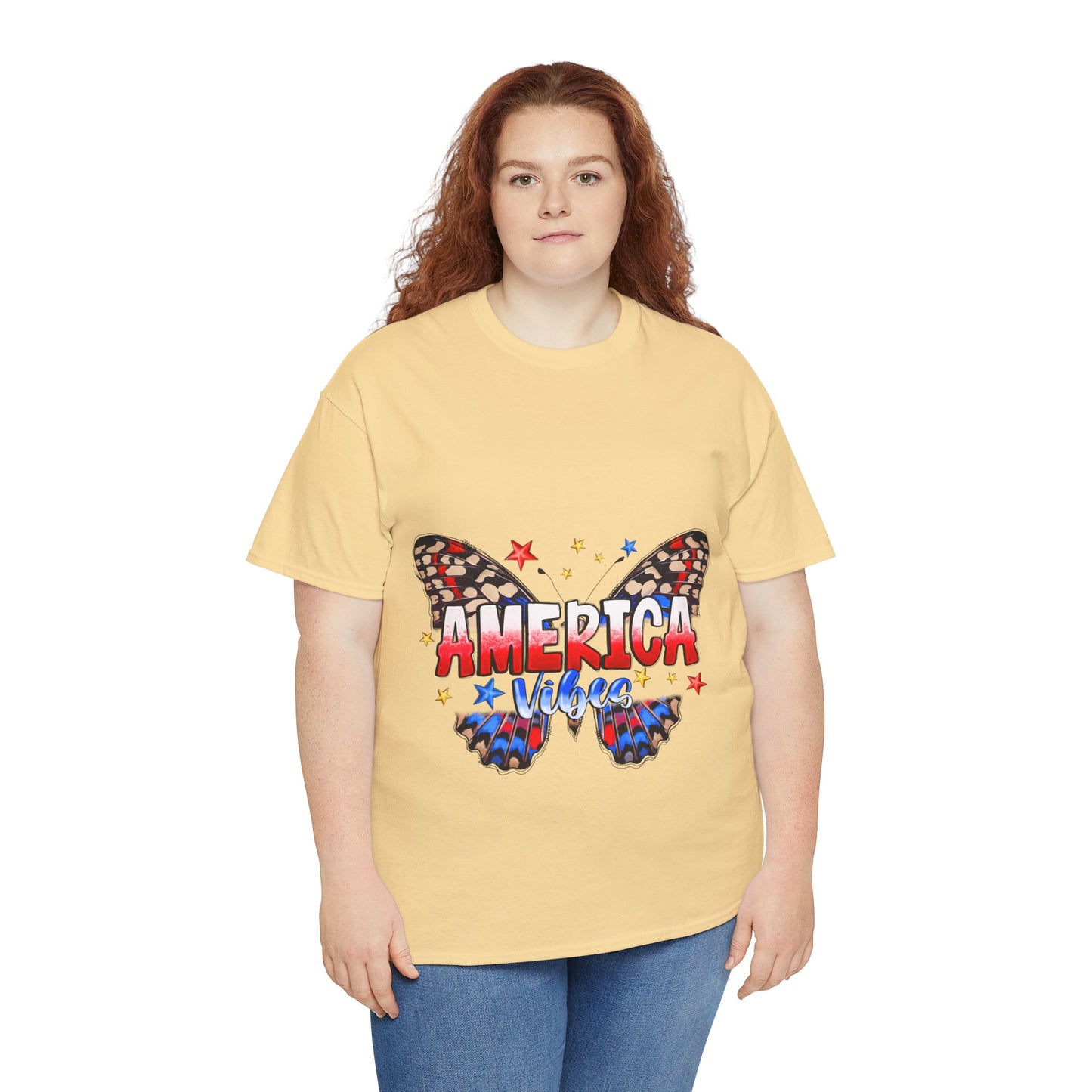 America Vibes Unisex Heavy Cotton Tee