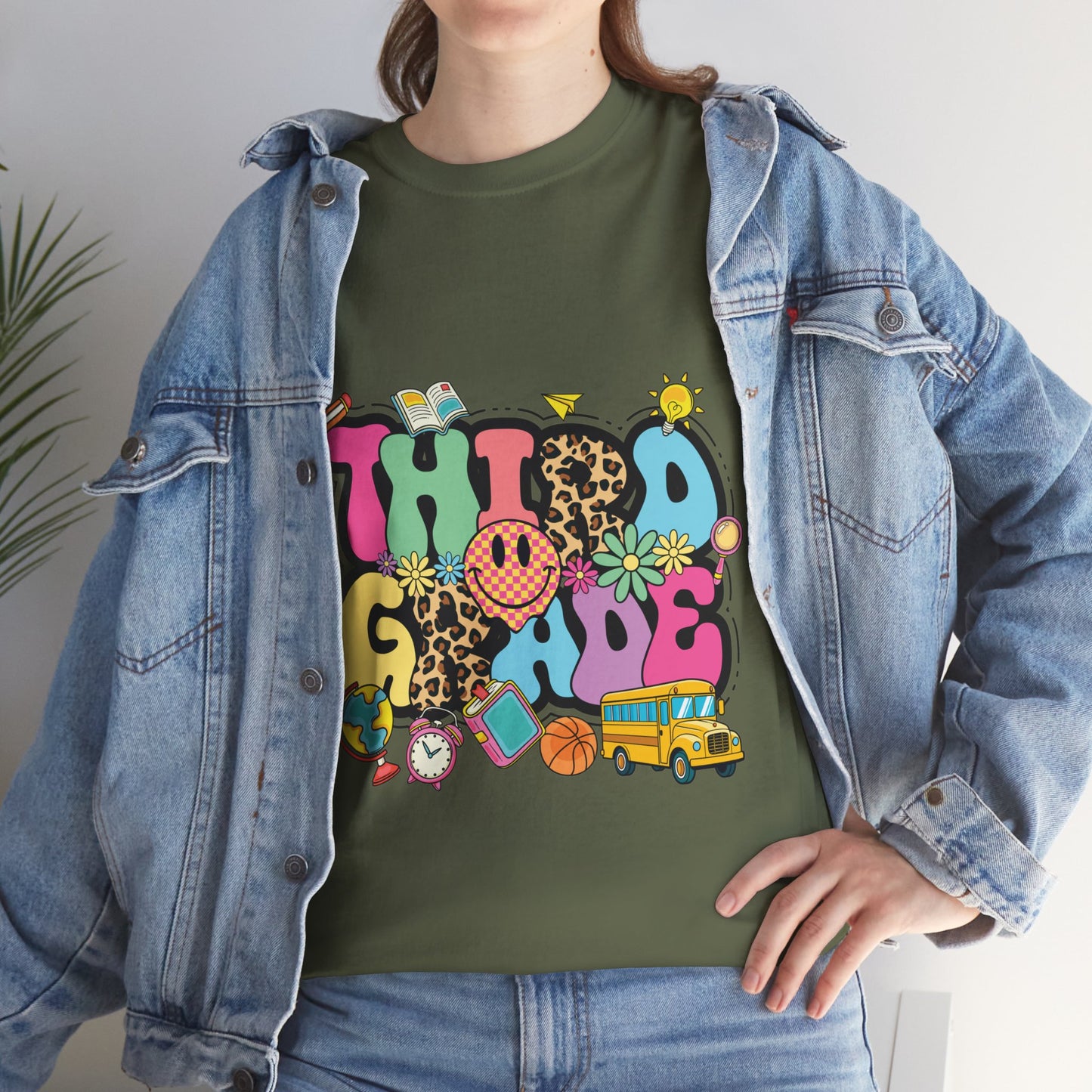 Third Grade Unisex Heavy Cotton Tee