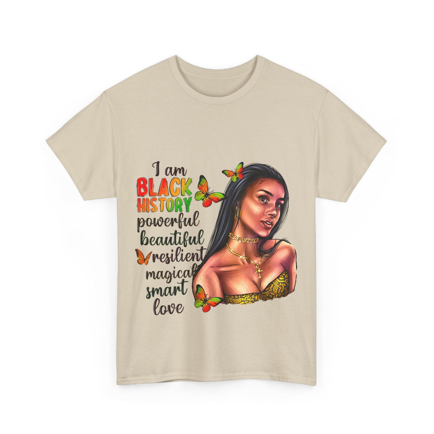 I Am Black History Unisex Heavy Cotton Tee