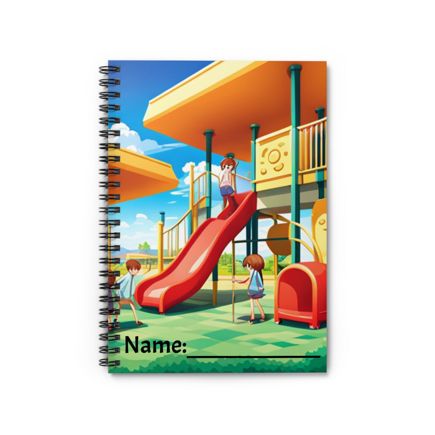 Anime Playground Spiral Notebook - Ruled Line