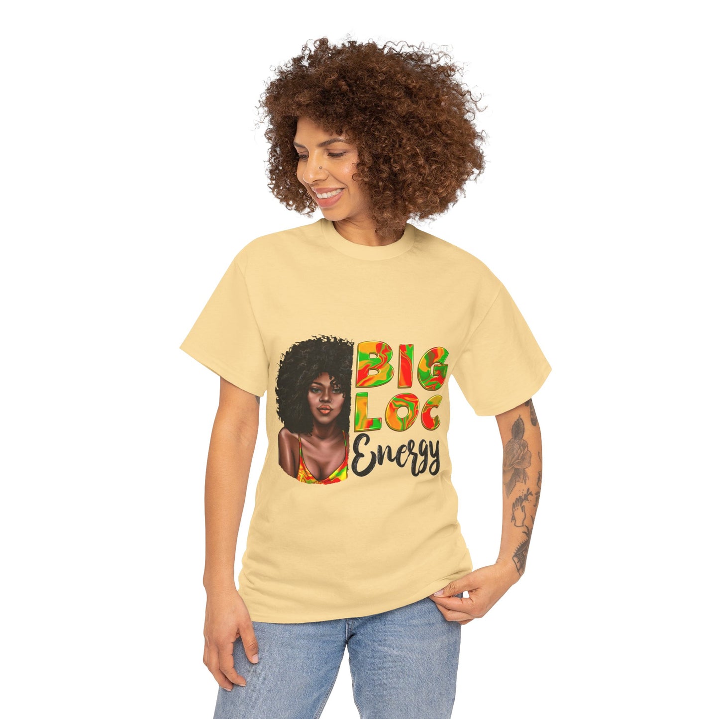 Big Loc Energy Unisex Heavy Cotton Tee