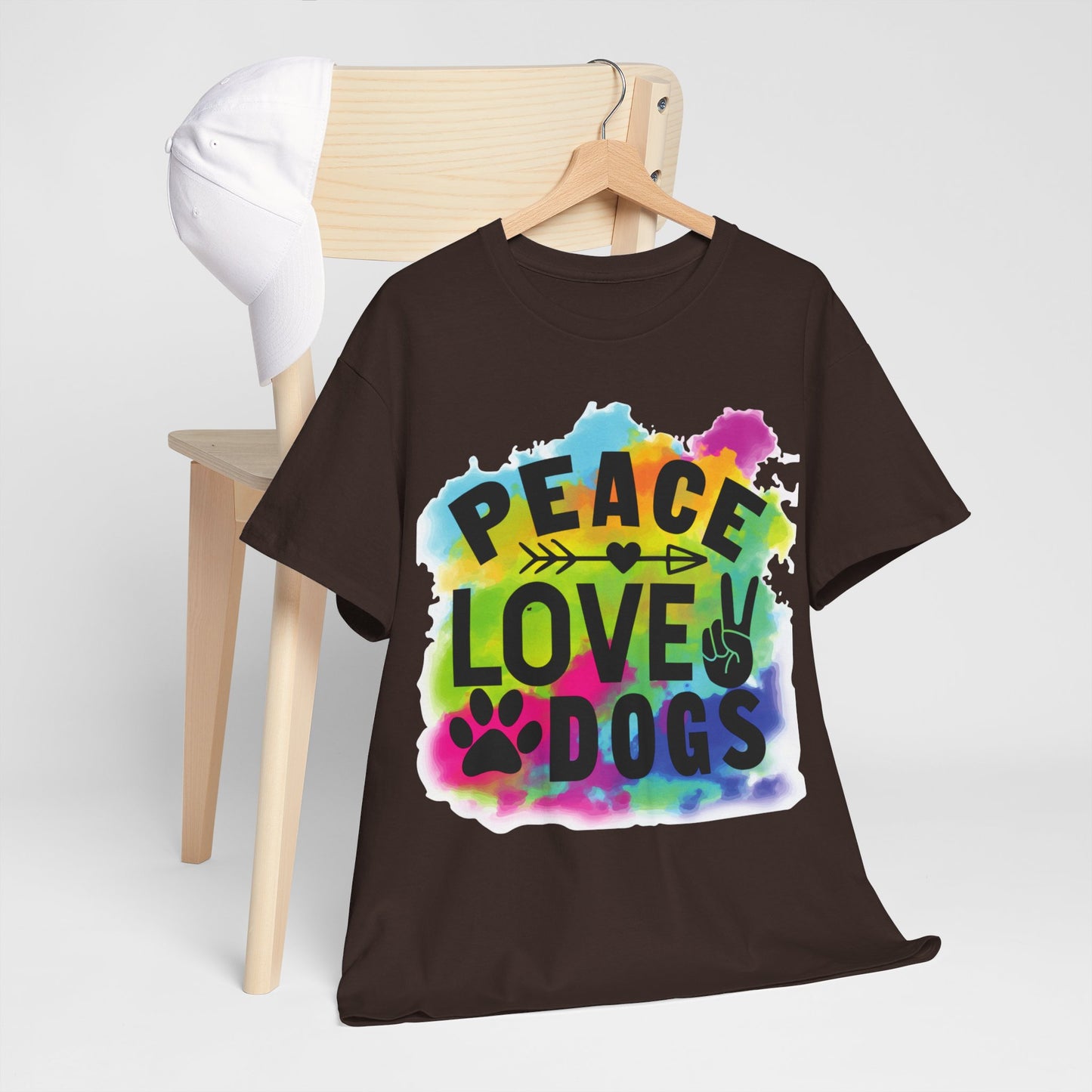 Peace Love Dogs Unisex Heavy Cotton Tee