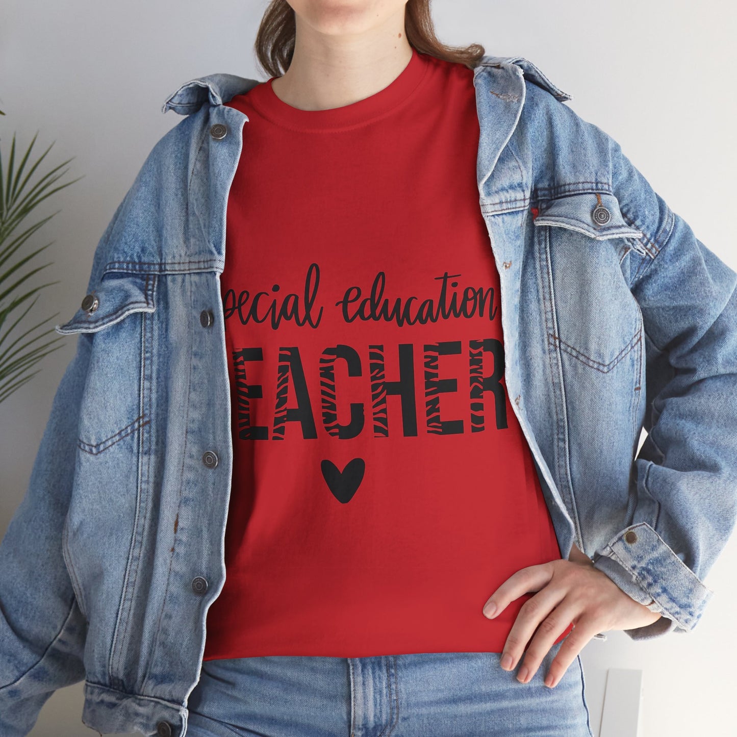 Special Education Teacher Unisex Heavy Cotton Tee