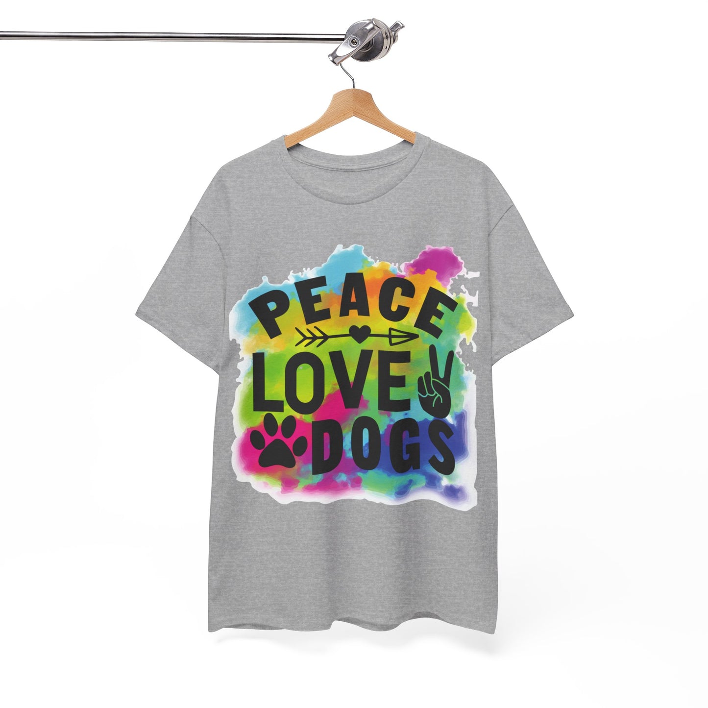 Peace Love Dogs Unisex Heavy Cotton Tee