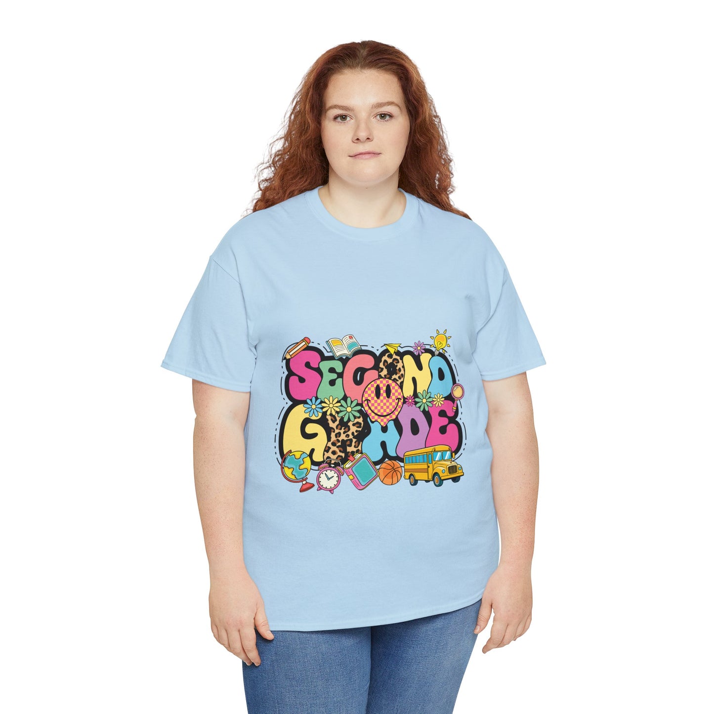 Second Grade Unisex Heavy Cotton Tee