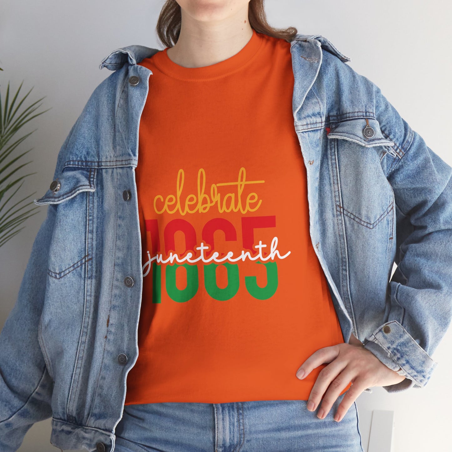 Celebrate Juneteenth Unisex Heavy Cotton Tee