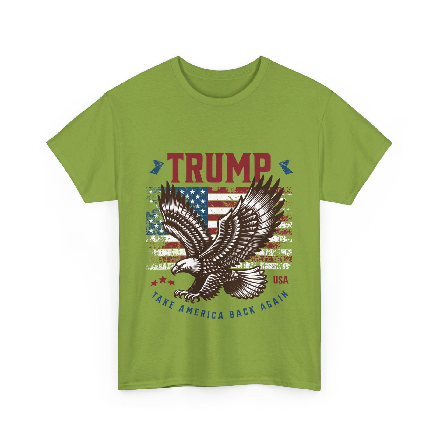 Trump MAGA Eagle Unisex Heavy Cotton Tee