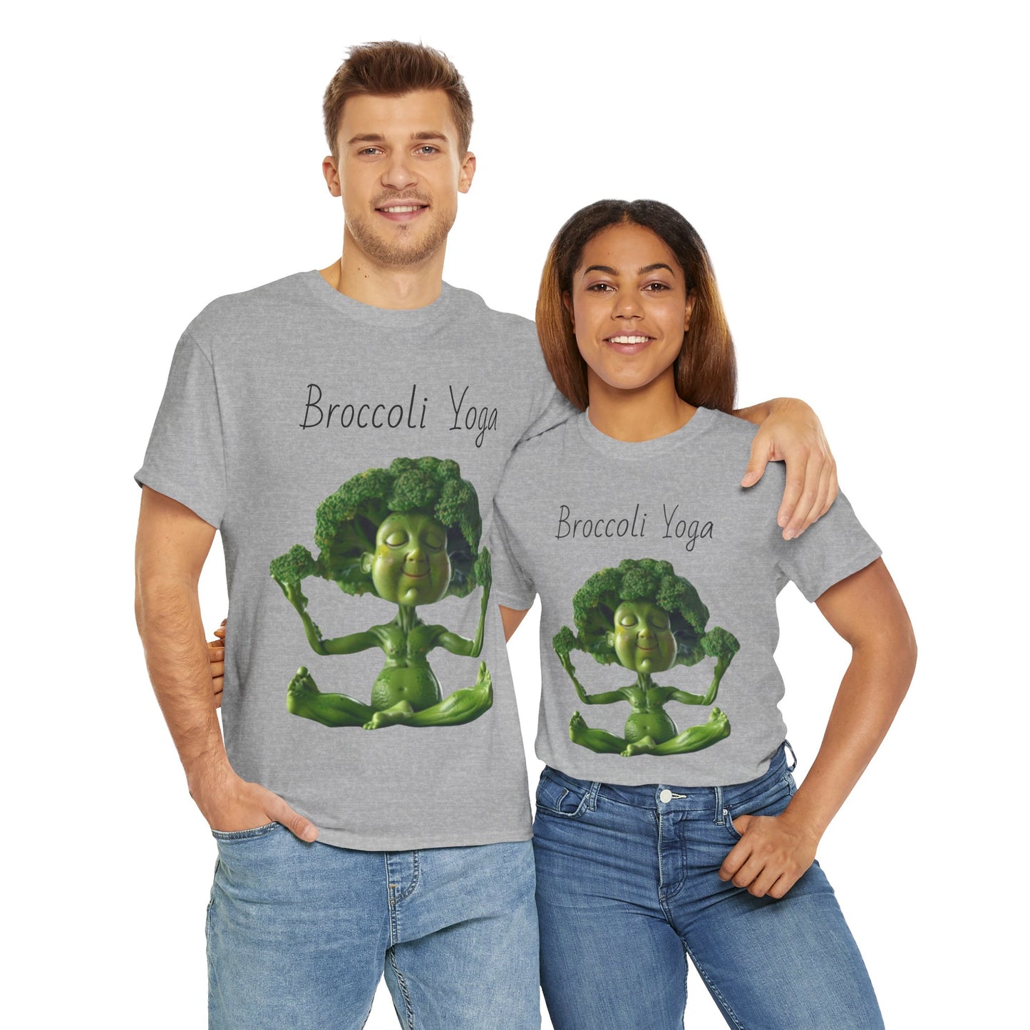 Broccoli Yoga Unisex Heavy Cotton Tee