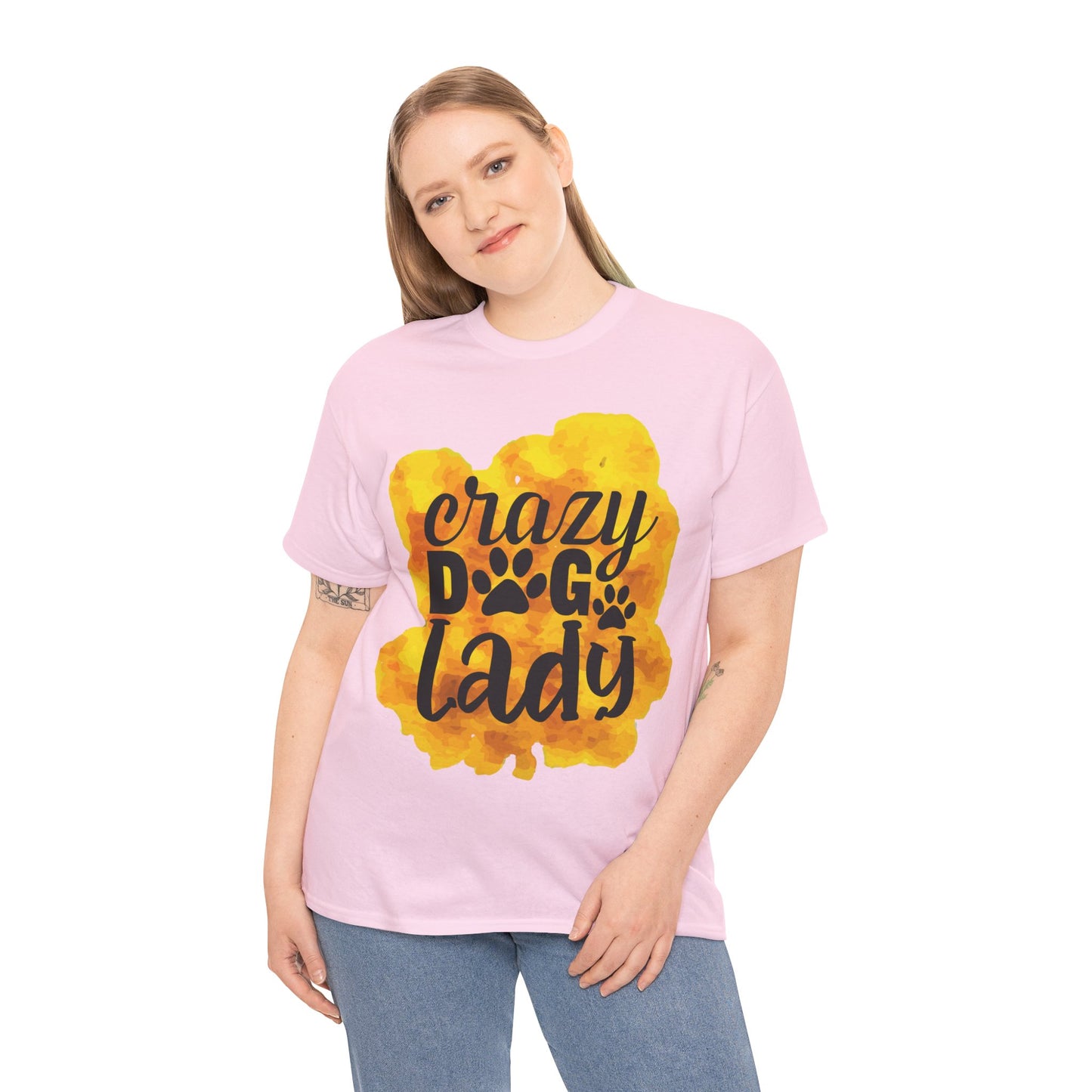 Crazy Dog Lady Unisex Heavy Cotton Tee