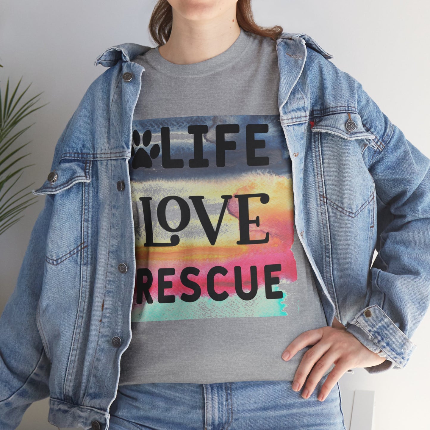 Life Love Rescue Unisex Heavy Cotton Tee