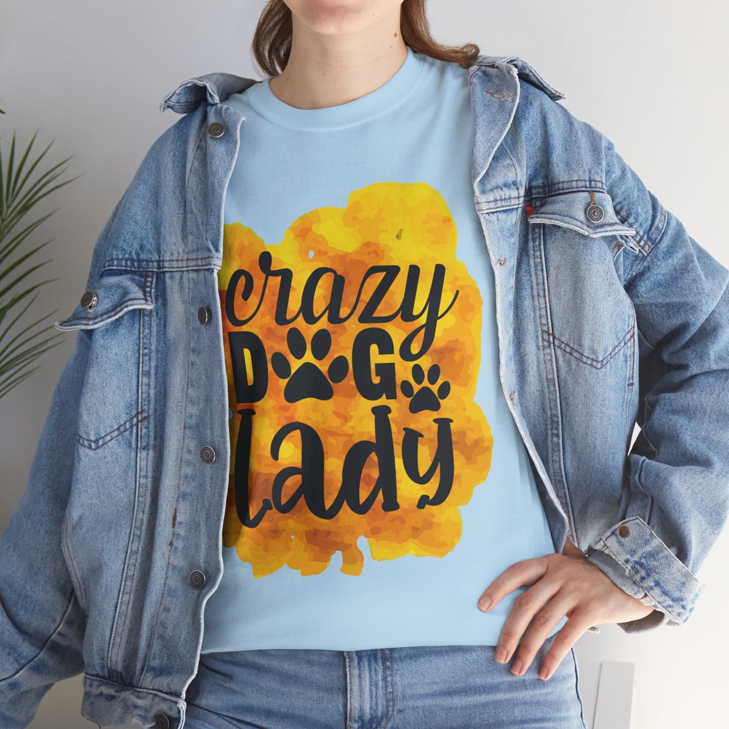 Crazy Dog Lady Unisex Heavy Cotton Tee