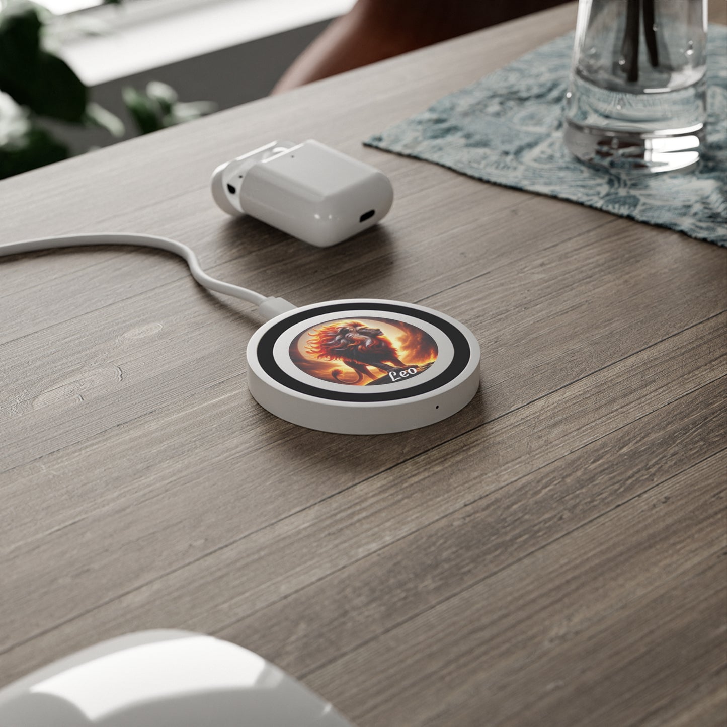 Leo Zodiac Sign Quake Wireless Charging Pad