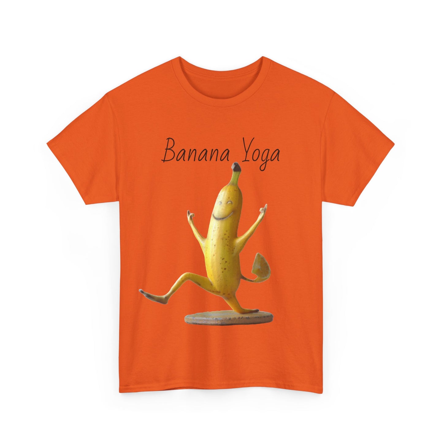 Banana Yoga2 Unisex Heavy Cotton Tee