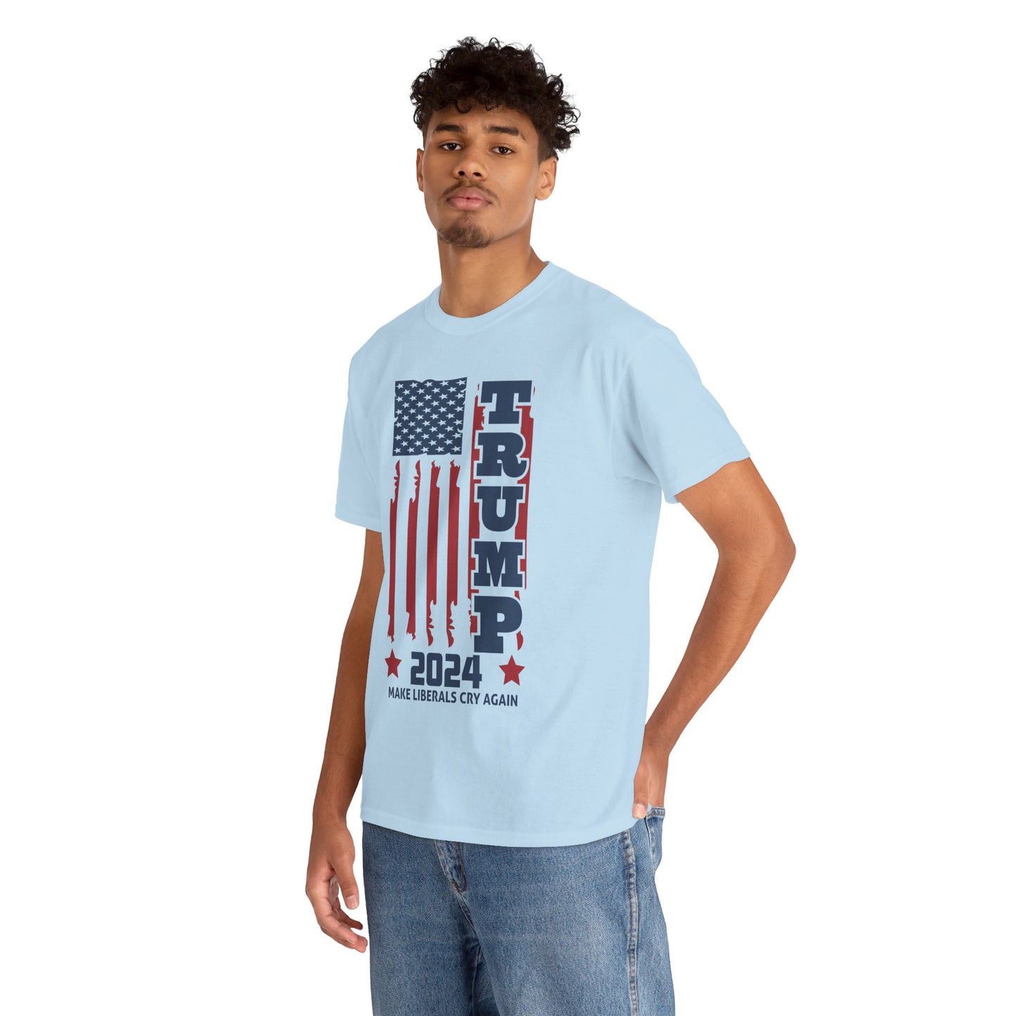 Trump 2024 A Unisex Heavy Cotton Tee