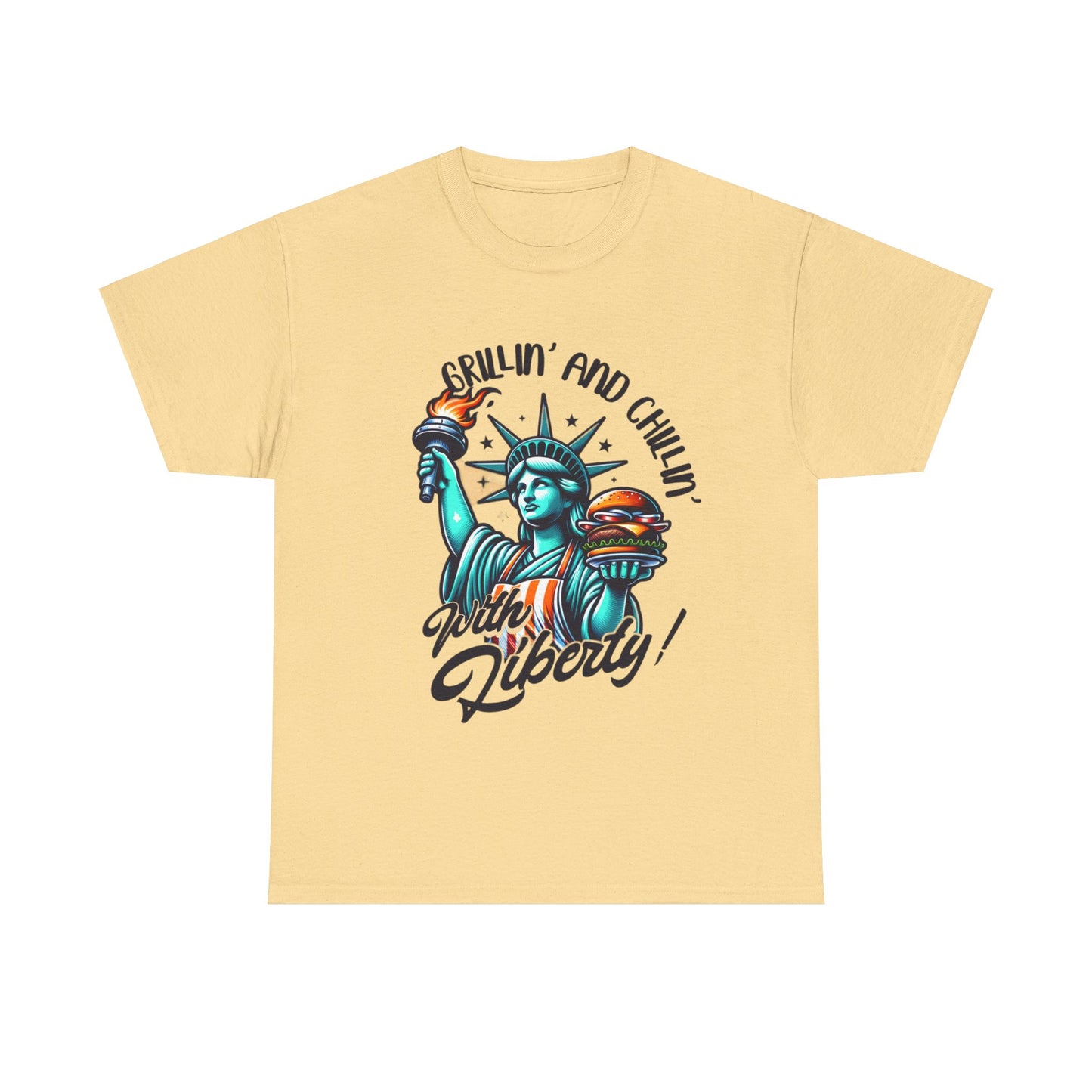 Grillin' Unisex Heavy Cotton Tee