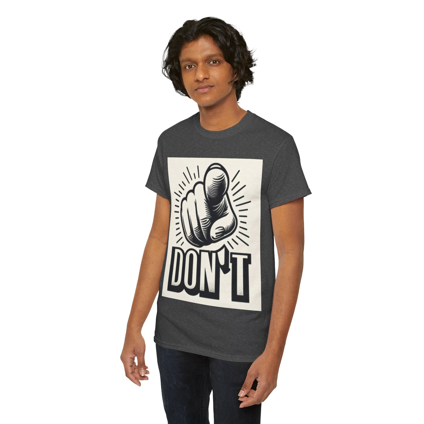 Don't Finger Unisex Heavy Cotton Tee