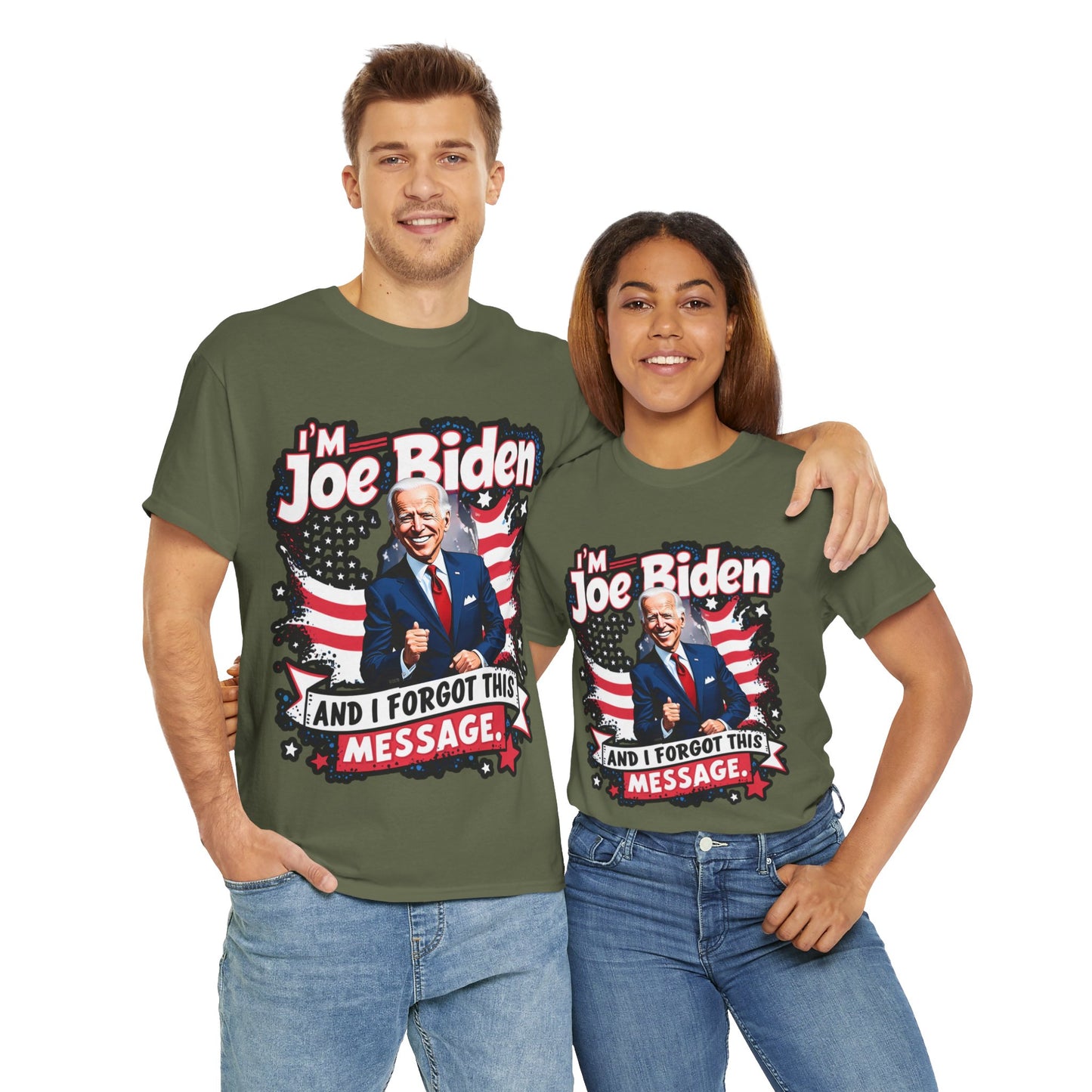 Biden I Forgot Unisex Heavy Cotton Tee