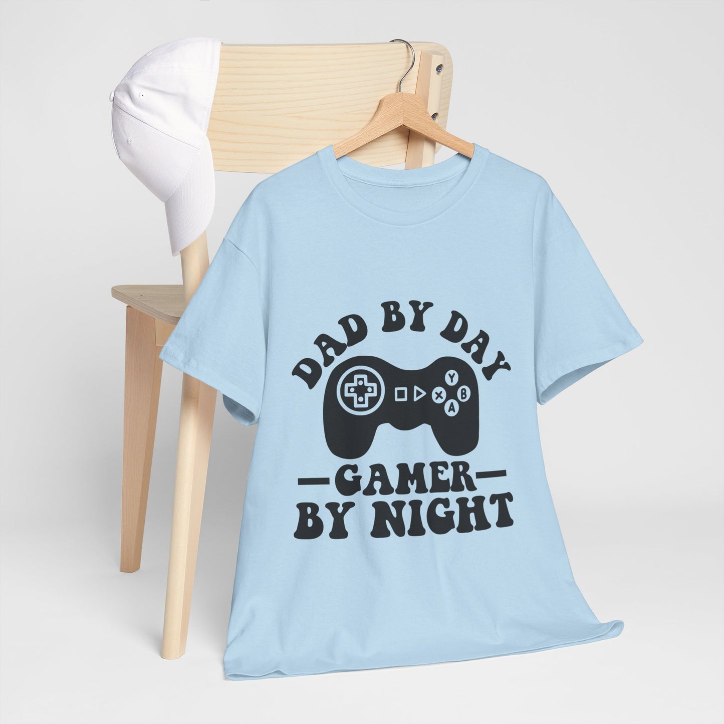 Gamer By Night Unisex Heavy Cotton Tee