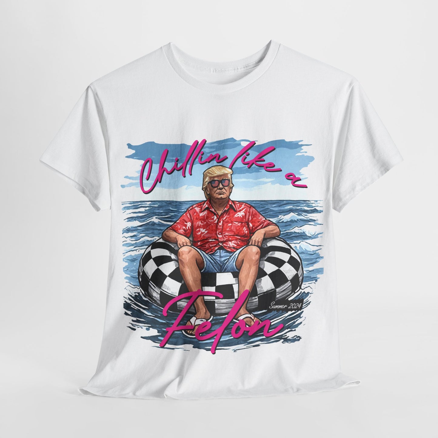 Trump Chillin' Unisex Heavy Cotton Tee