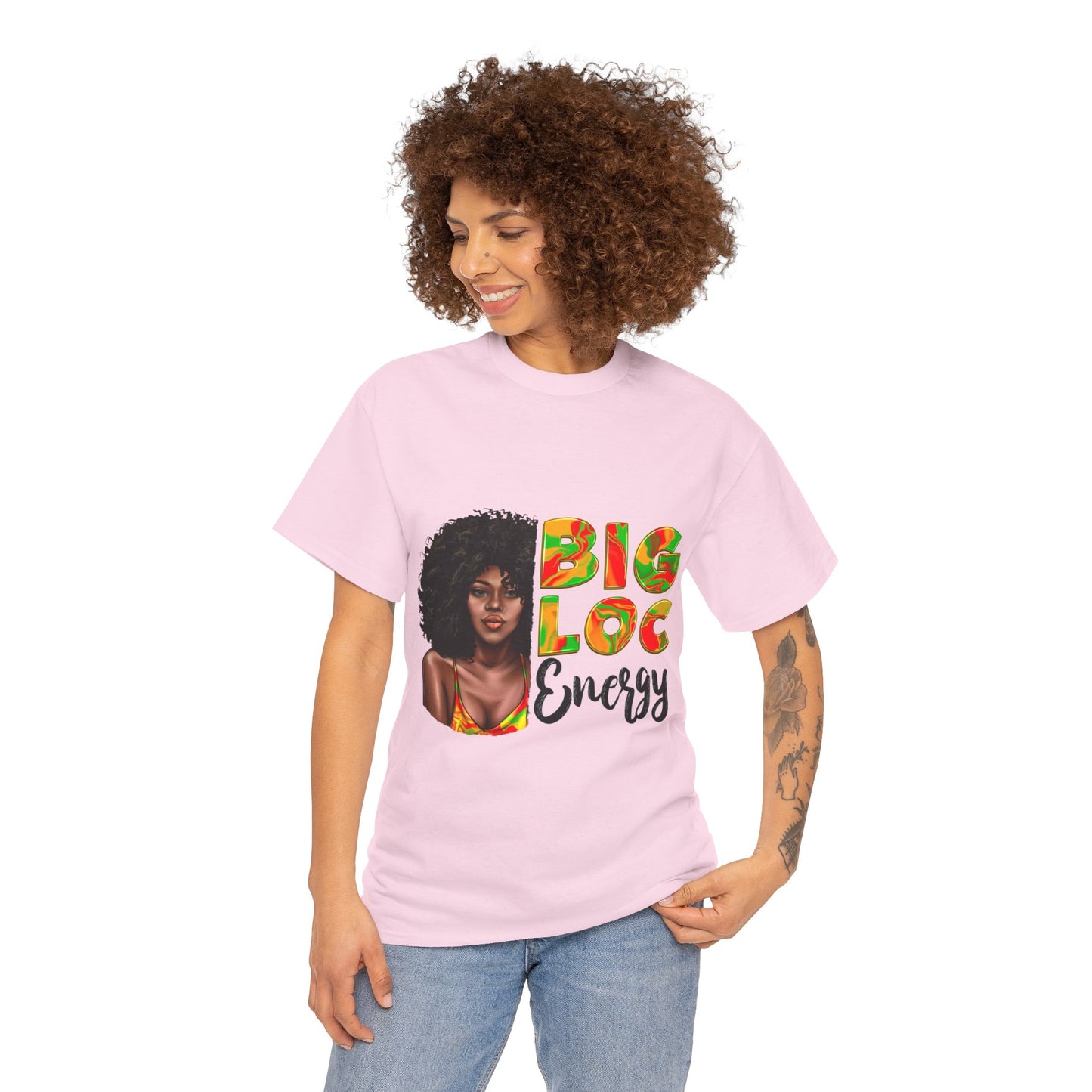 Big Loc Energy Unisex Heavy Cotton Tee