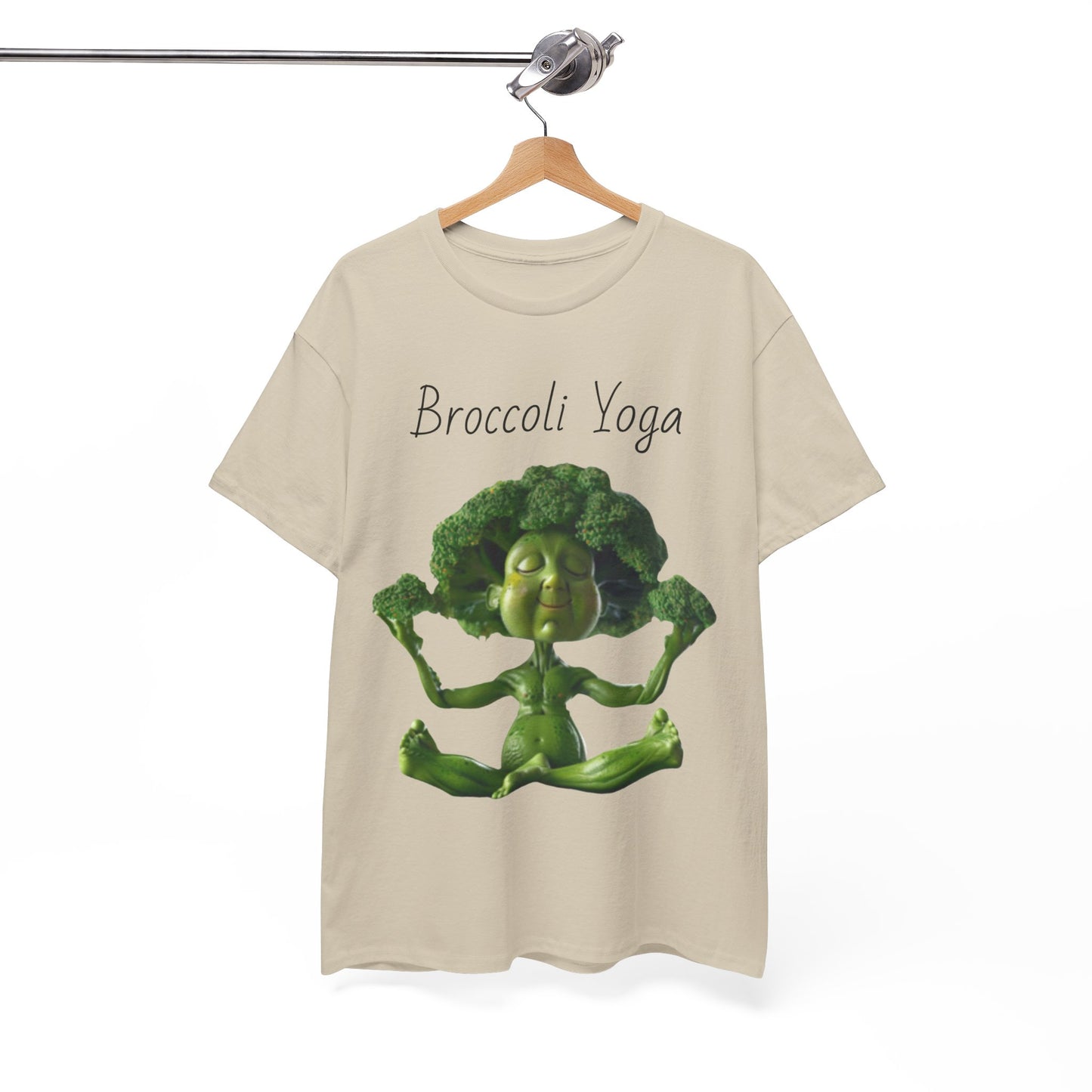 Broccoli Yoga Unisex Heavy Cotton Tee