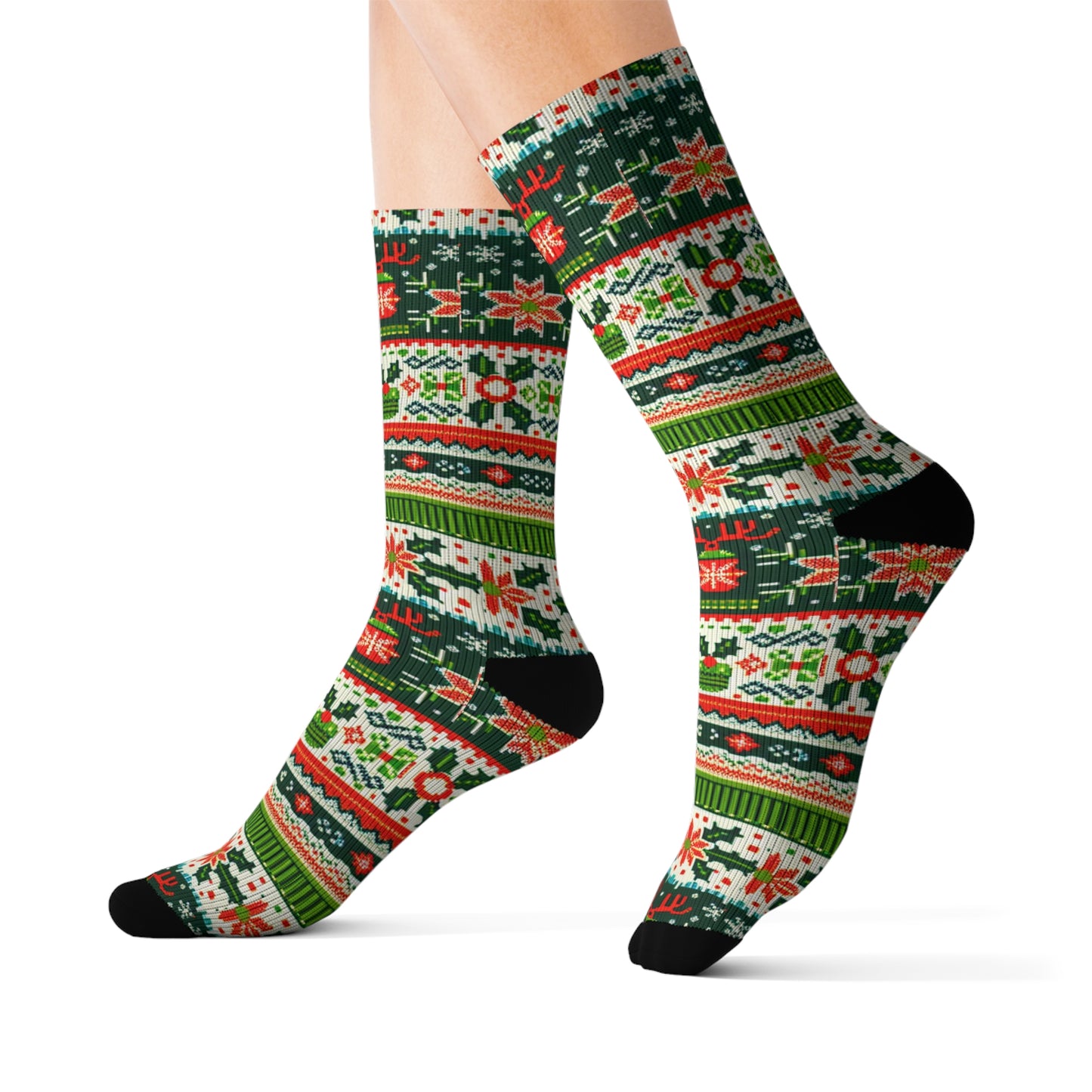 Ugly Sweater Collection 9 Sublimation Socks