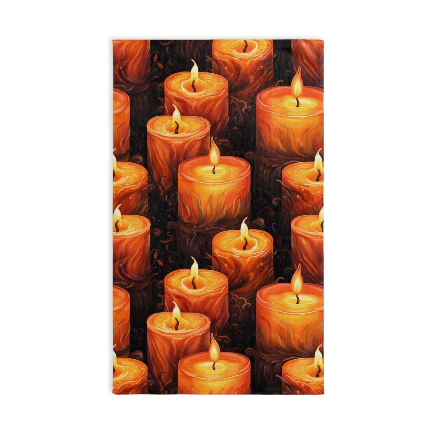 Halloween Candle Hand Towel