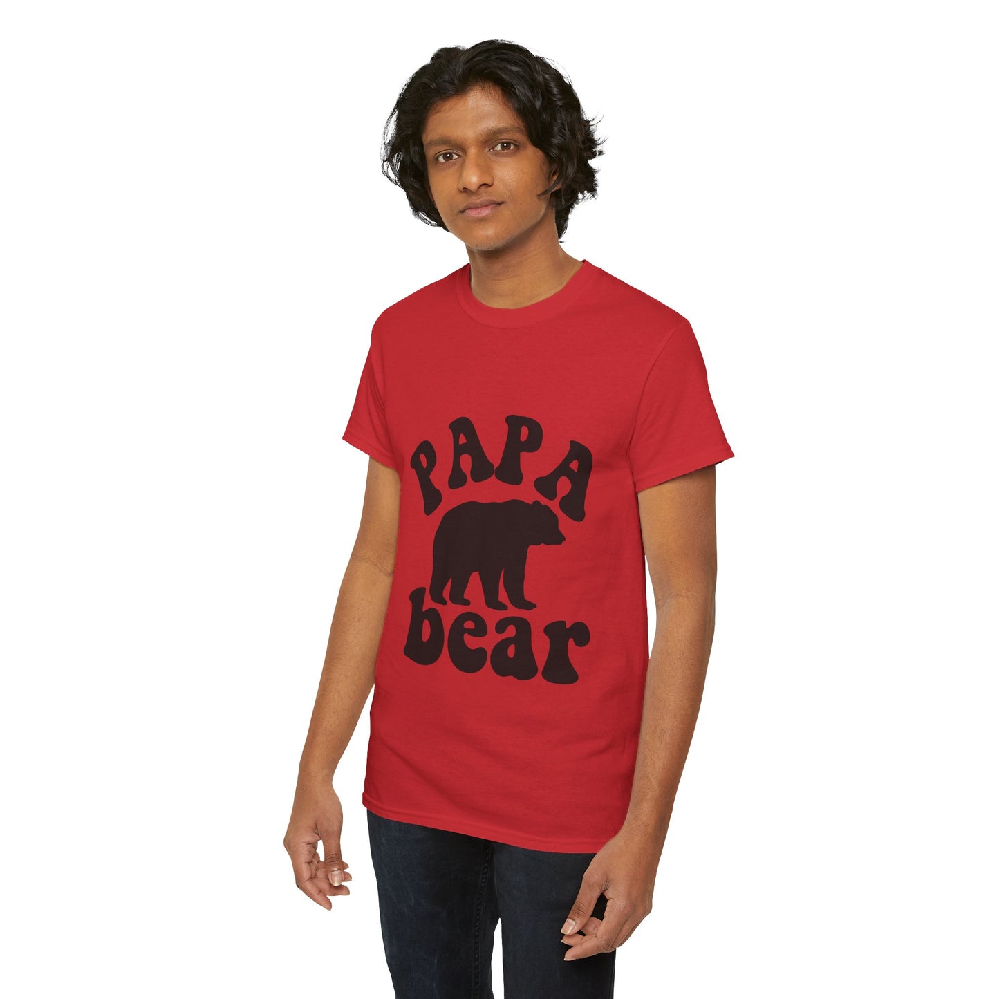 Papa Bear Unisex Heavy Cotton Tee