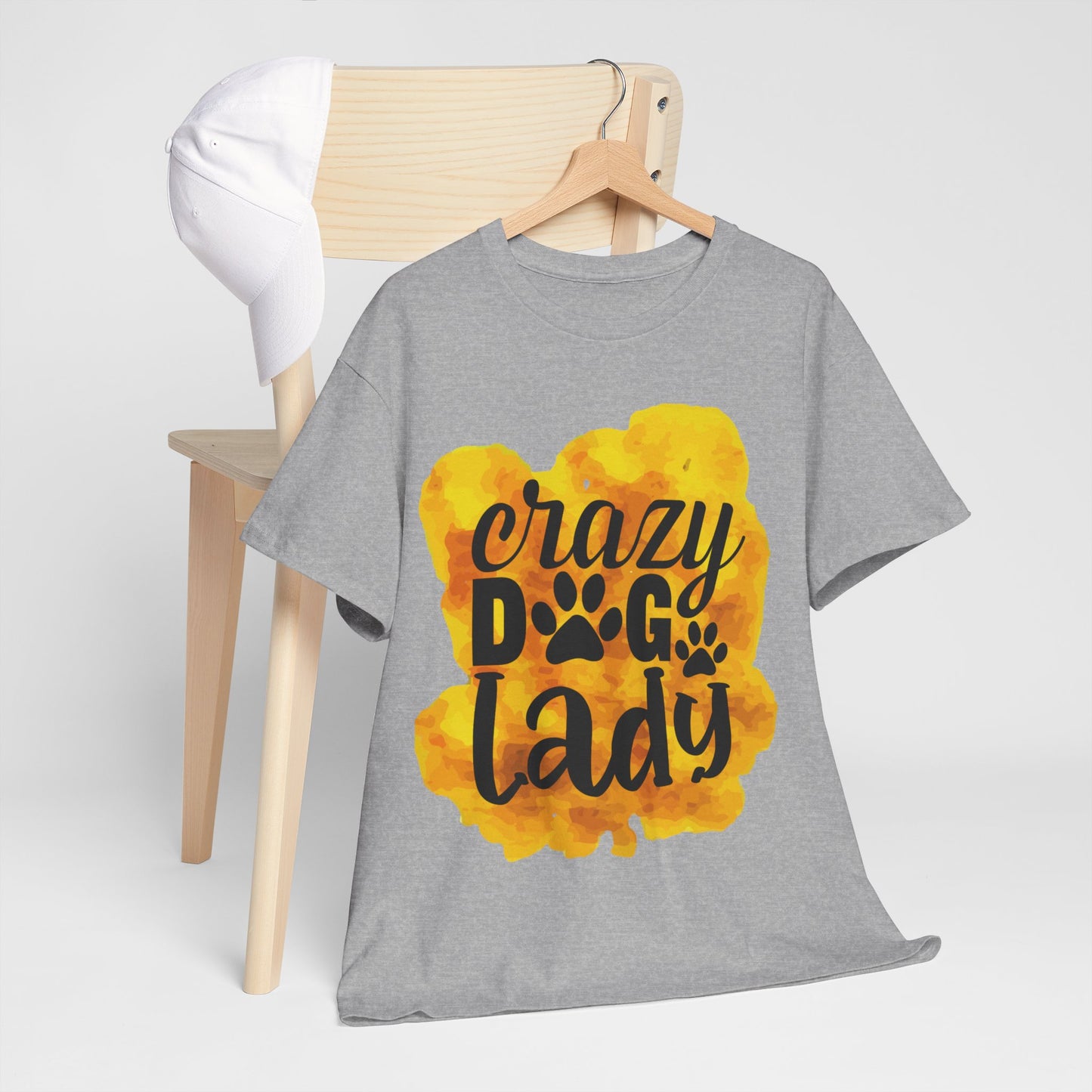 Crazy Dog Lady Unisex Heavy Cotton Tee