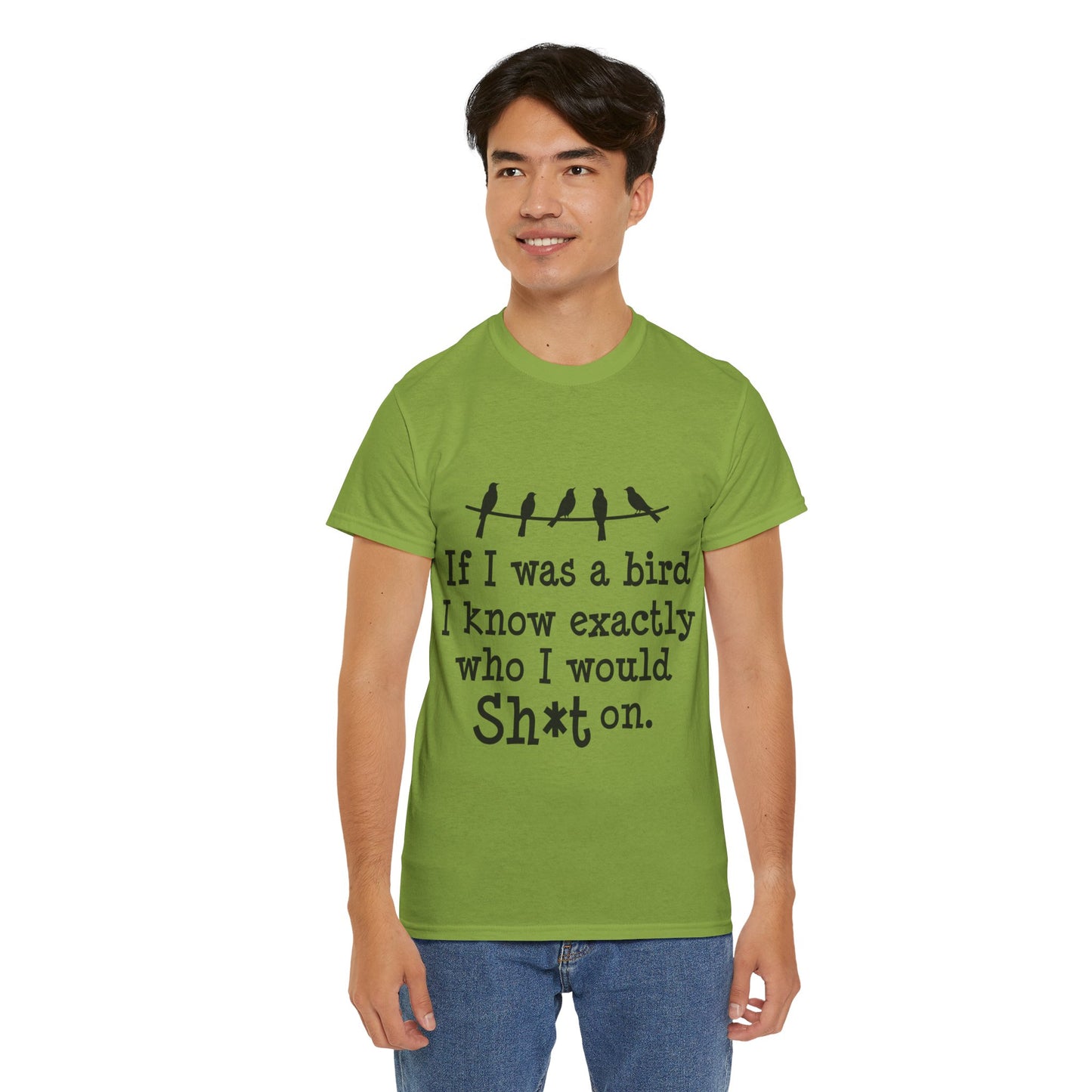 If I Were A Bird Unisex Heavy Cotton Tee