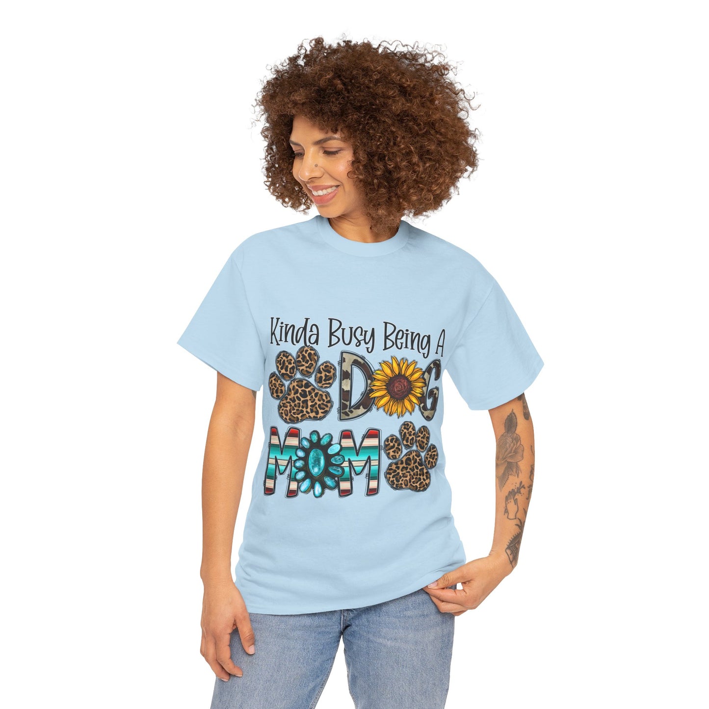 Busy Dog Mom Unisex Heavy Cotton Tee