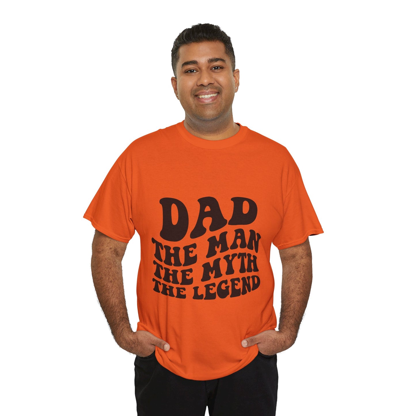 Dad Man Myth Legend Unisex Heavy Cotton Tee