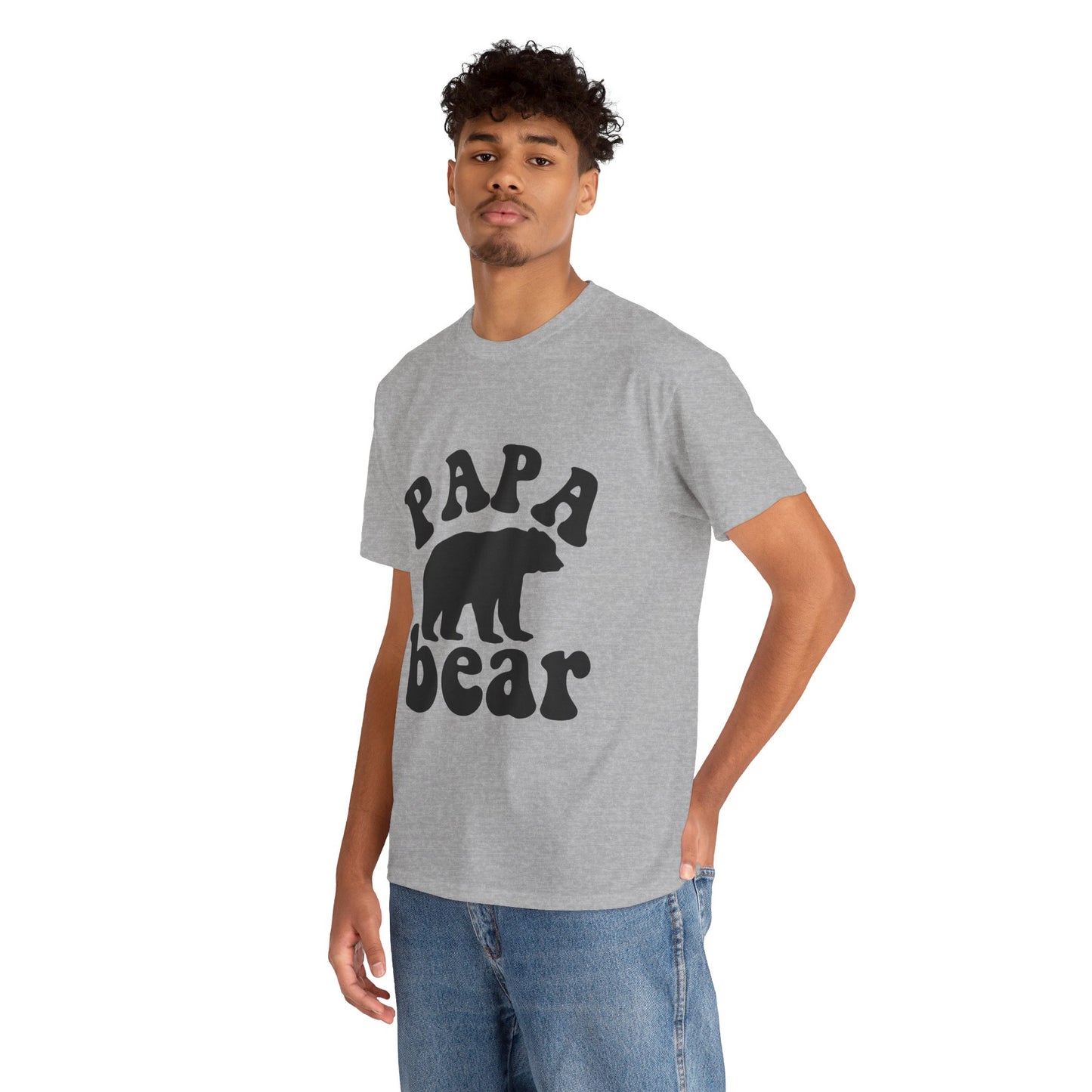 Papa Bear Unisex Heavy Cotton Tee