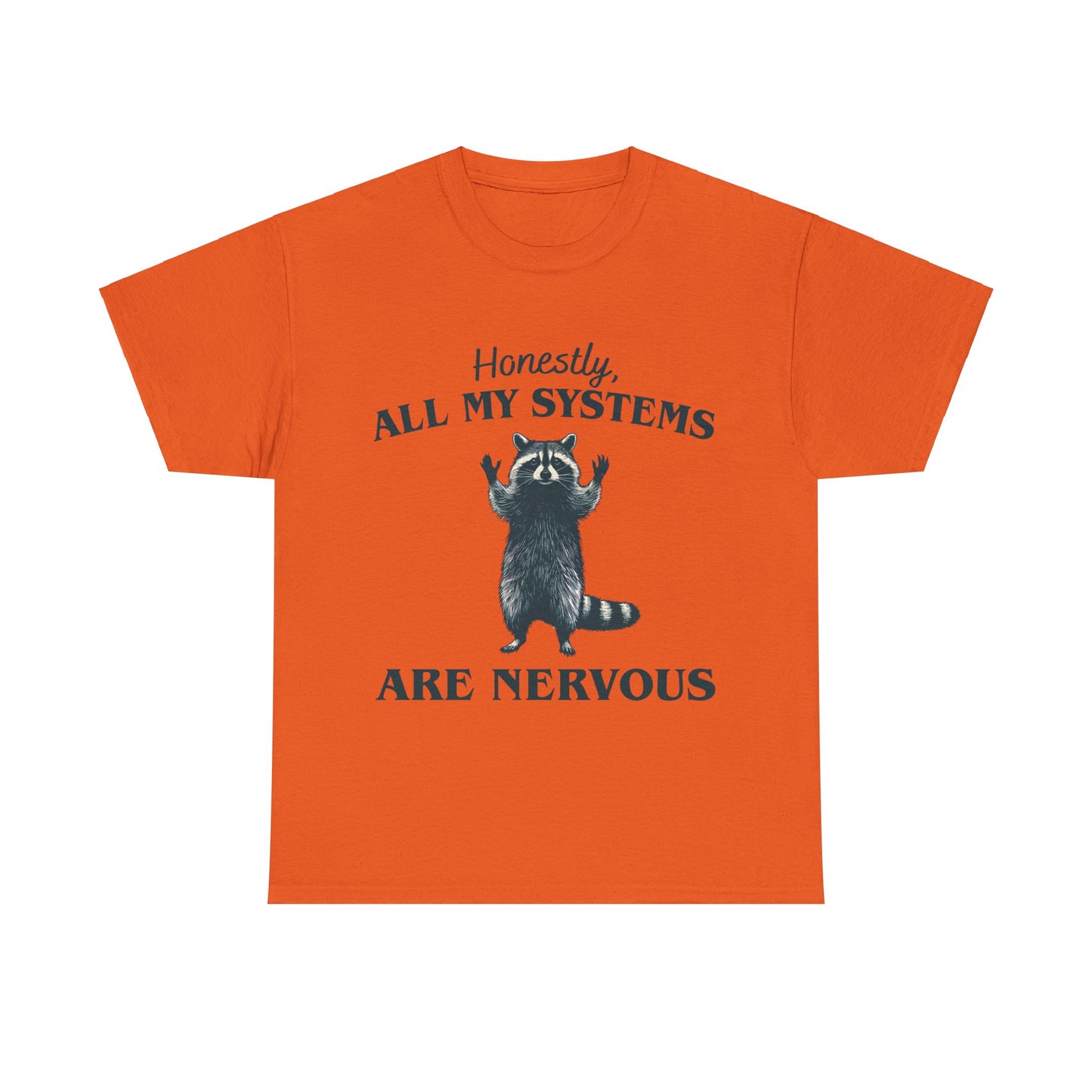 Nervous Racoon Unisex Heavy Cotton Tee