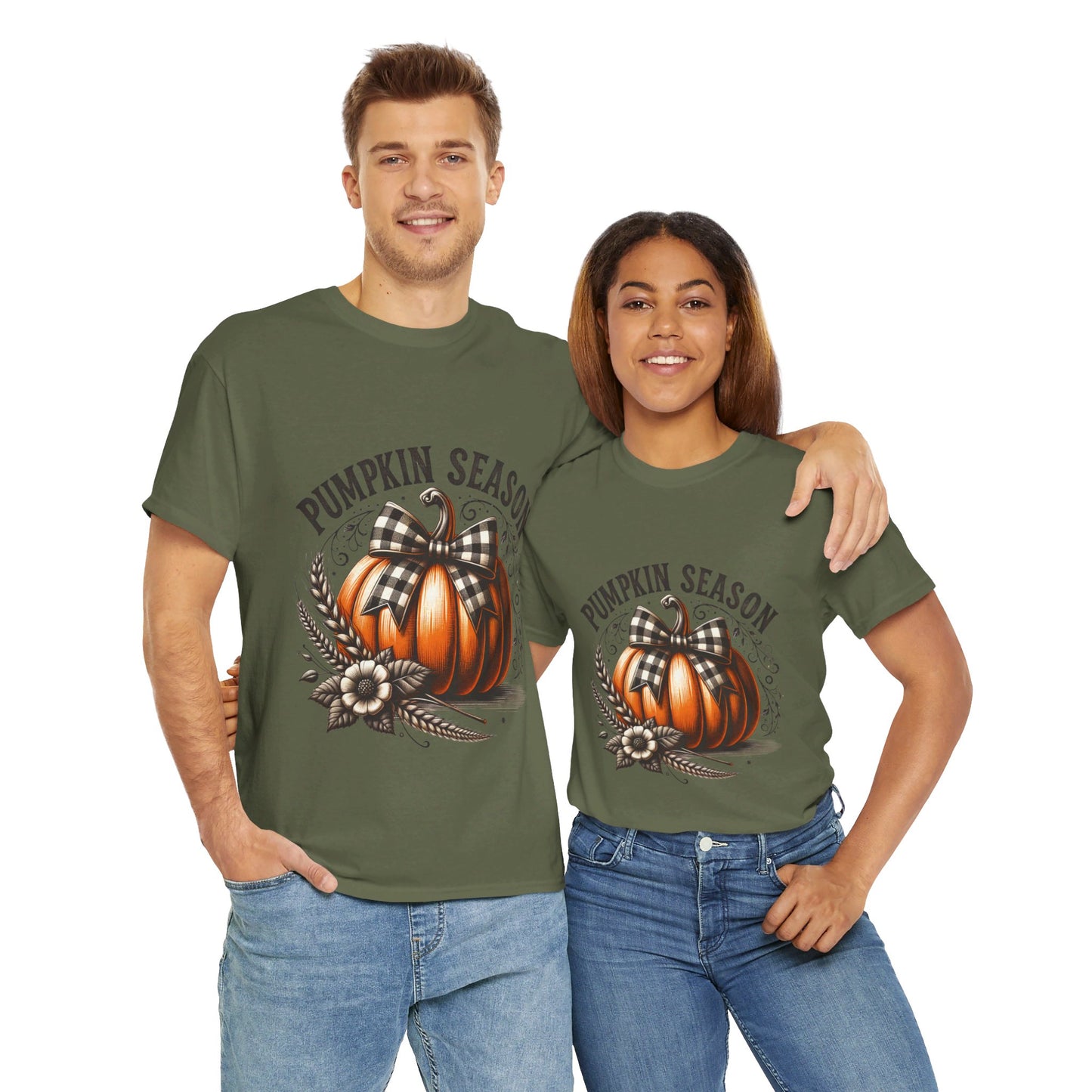 Pumpkin Season Unisex Heavy Cotton Tee