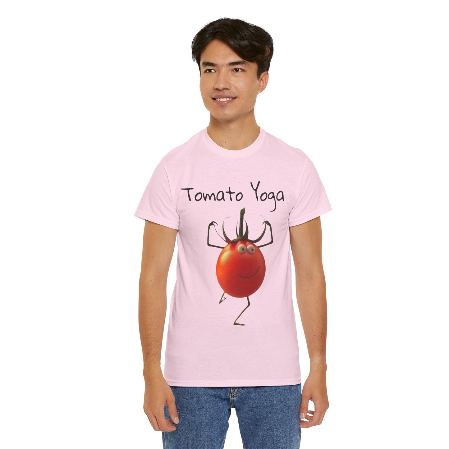 Tomato Yoga Unisex Heavy Cotton Tee