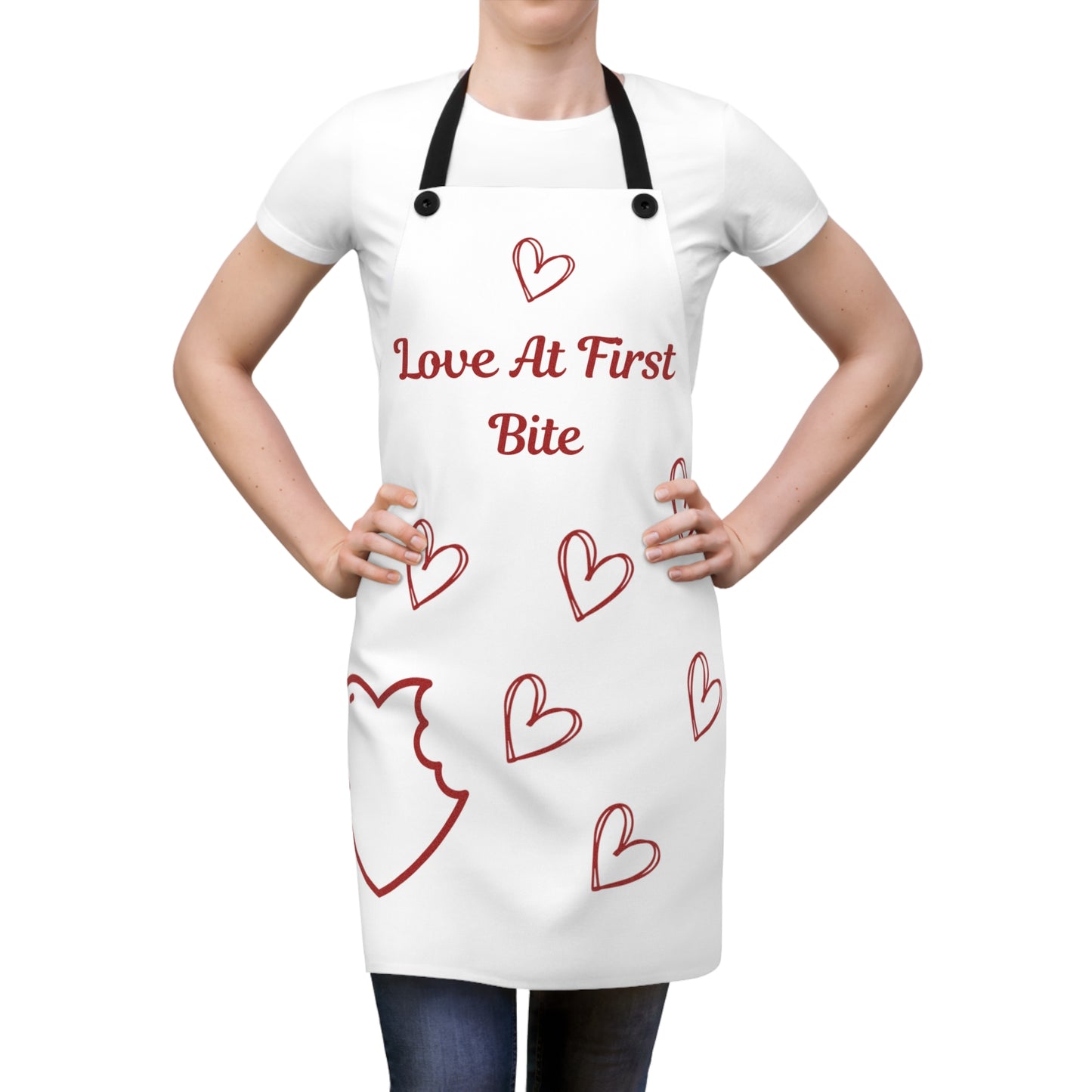 Love At First Bite Apron (AOP)