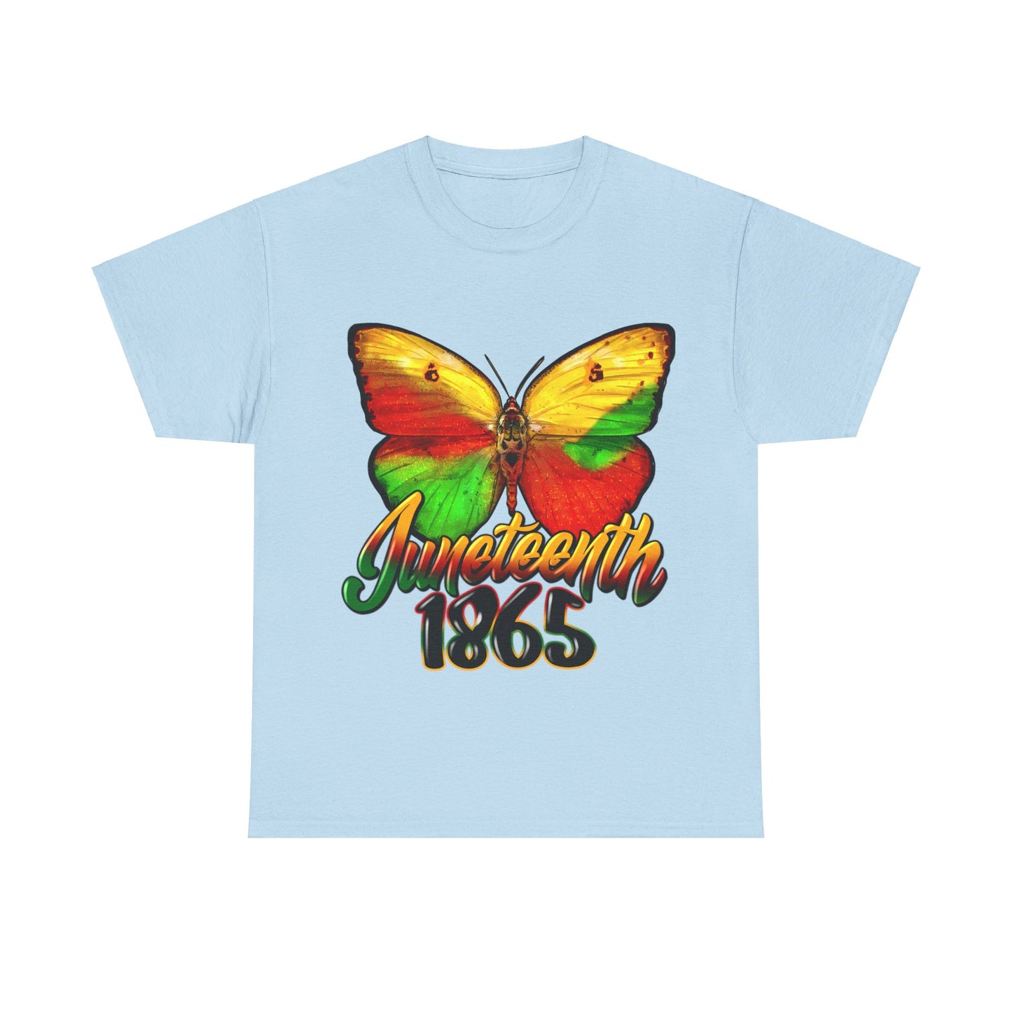 Juneteenth Butterfly Unisex Heavy Cotton Tee