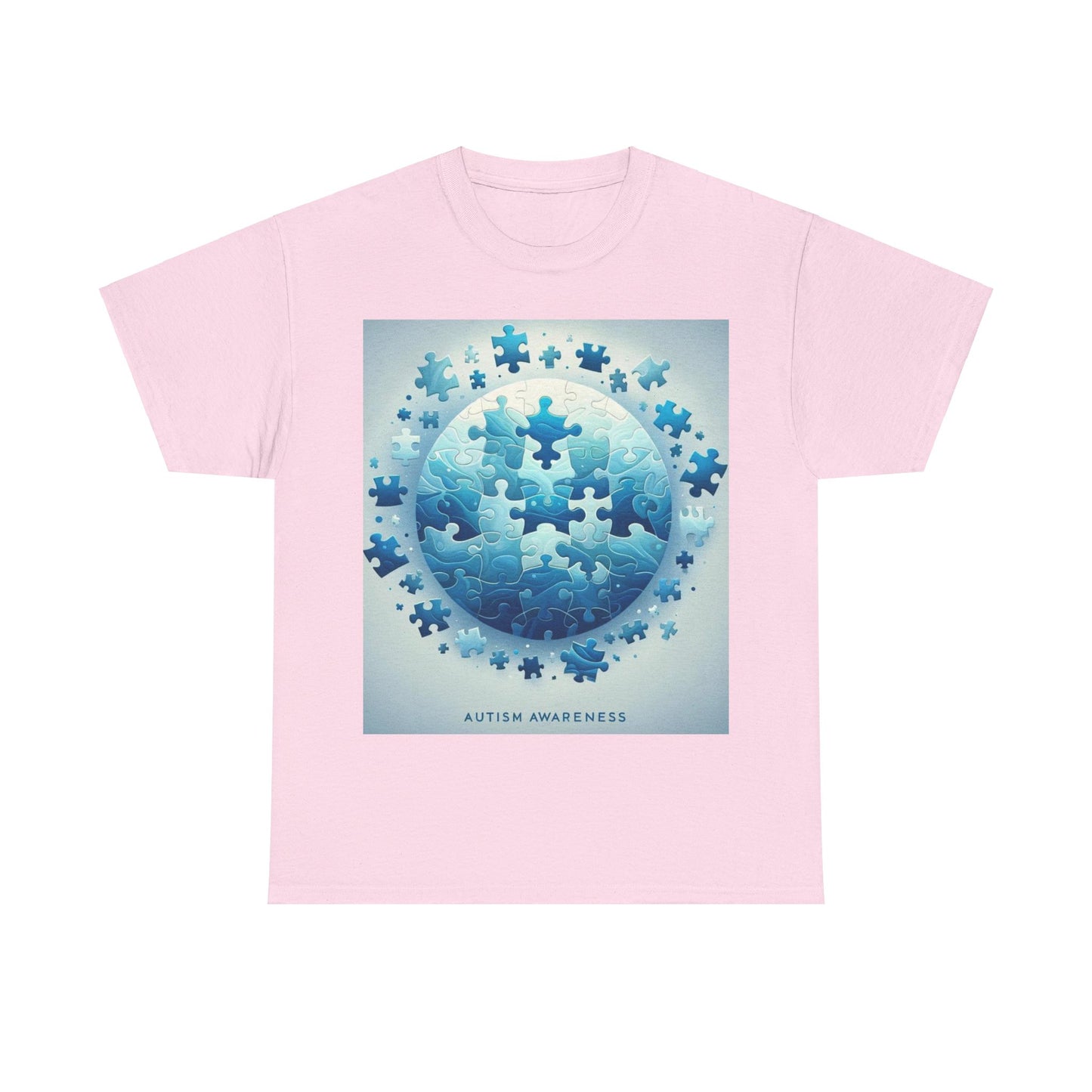 Autism Globe Unisex Heavy Cotton Tee