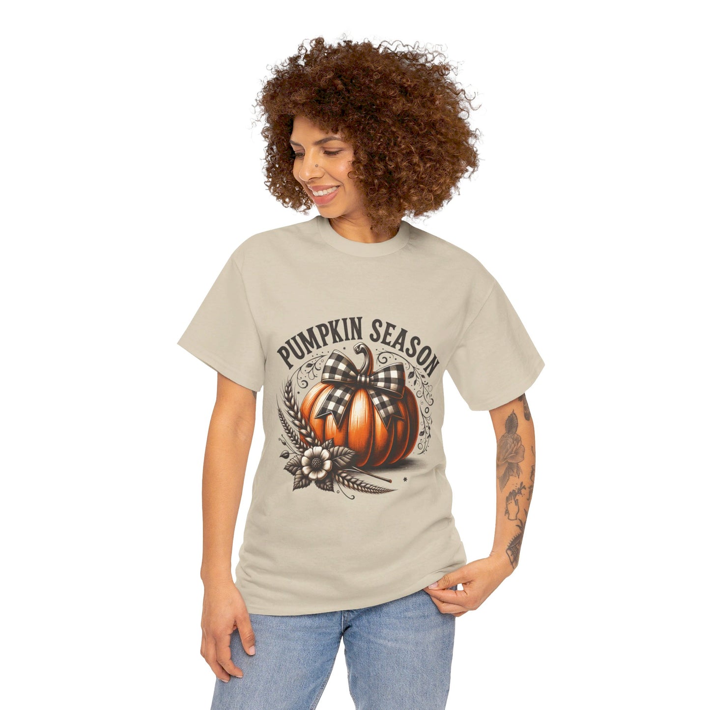 Pumpkin Season Unisex Heavy Cotton Tee