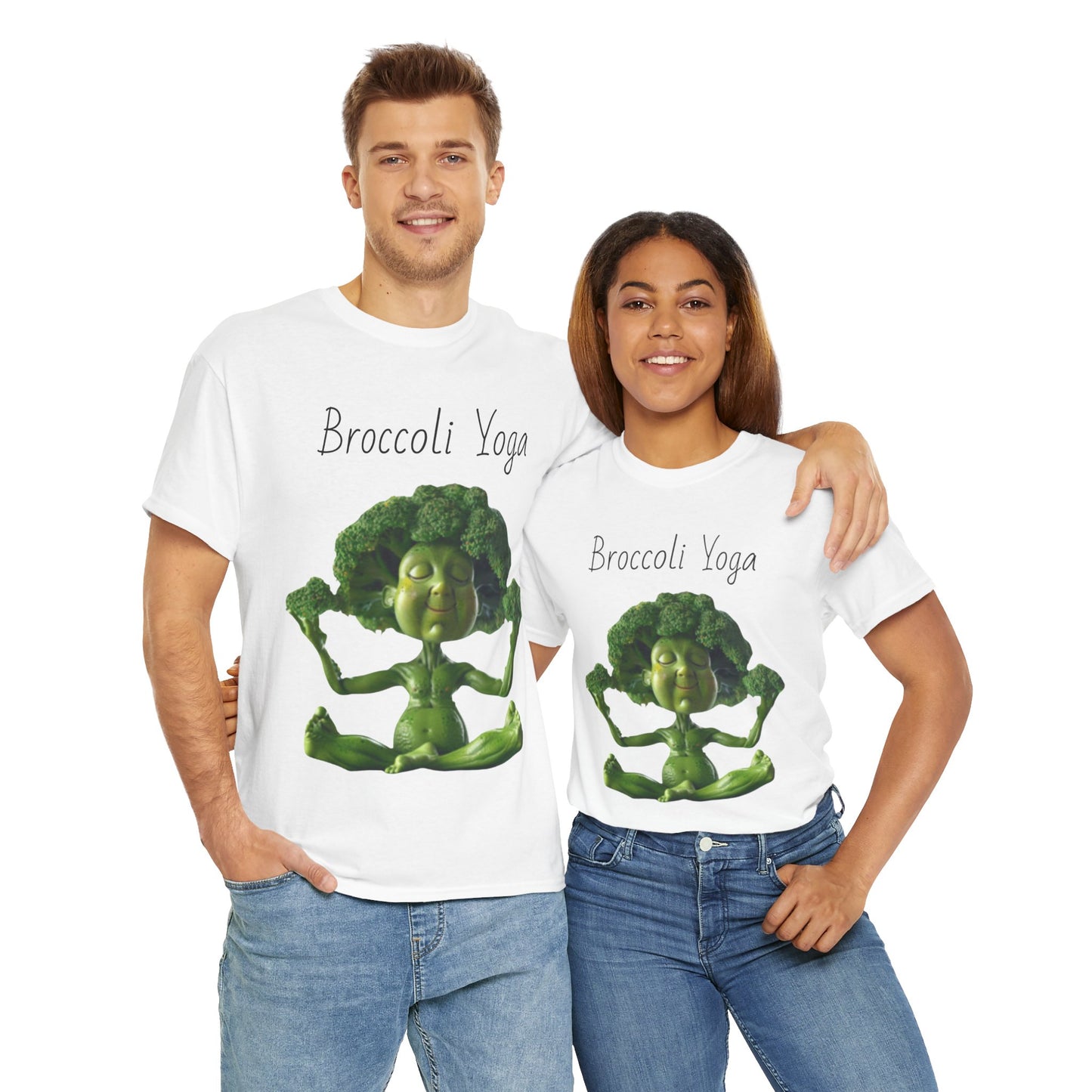 Broccoli Yoga Unisex Heavy Cotton Tee