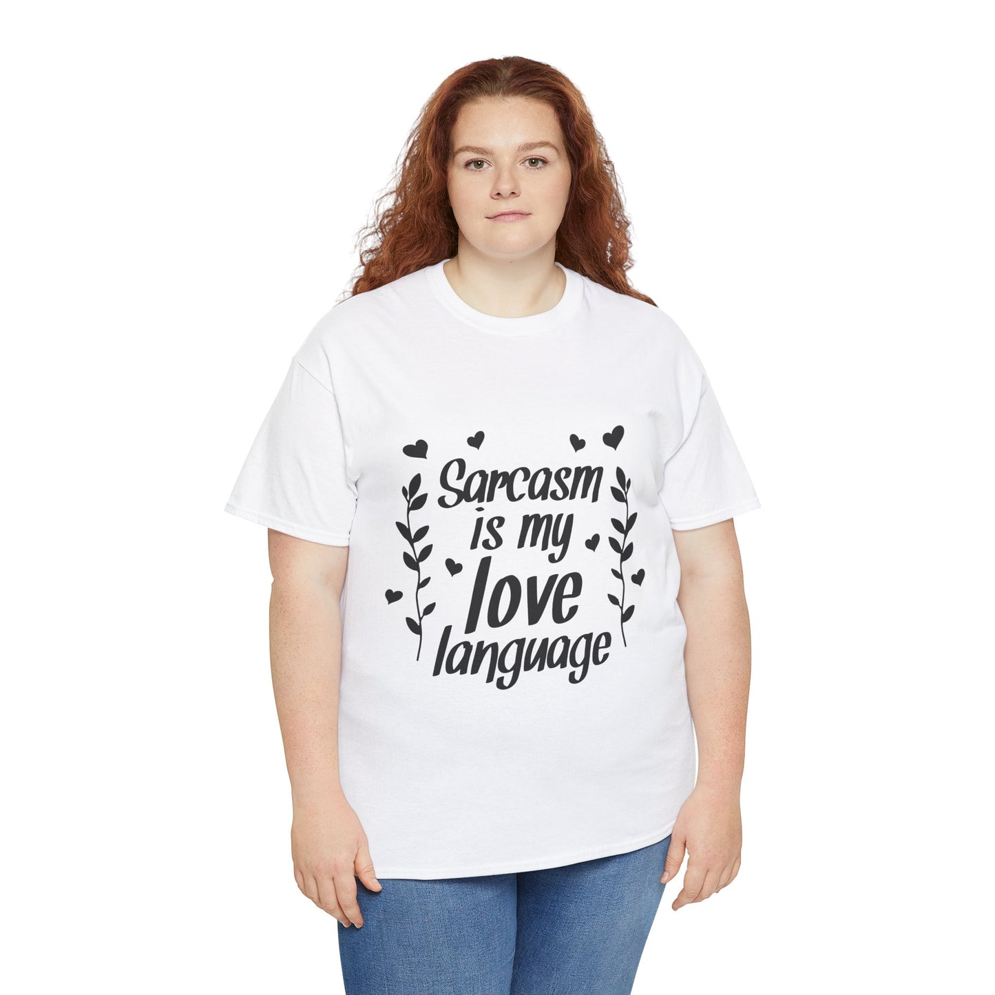 Sarcasm Is My Love Language Unisex Heavy Cotton Tee