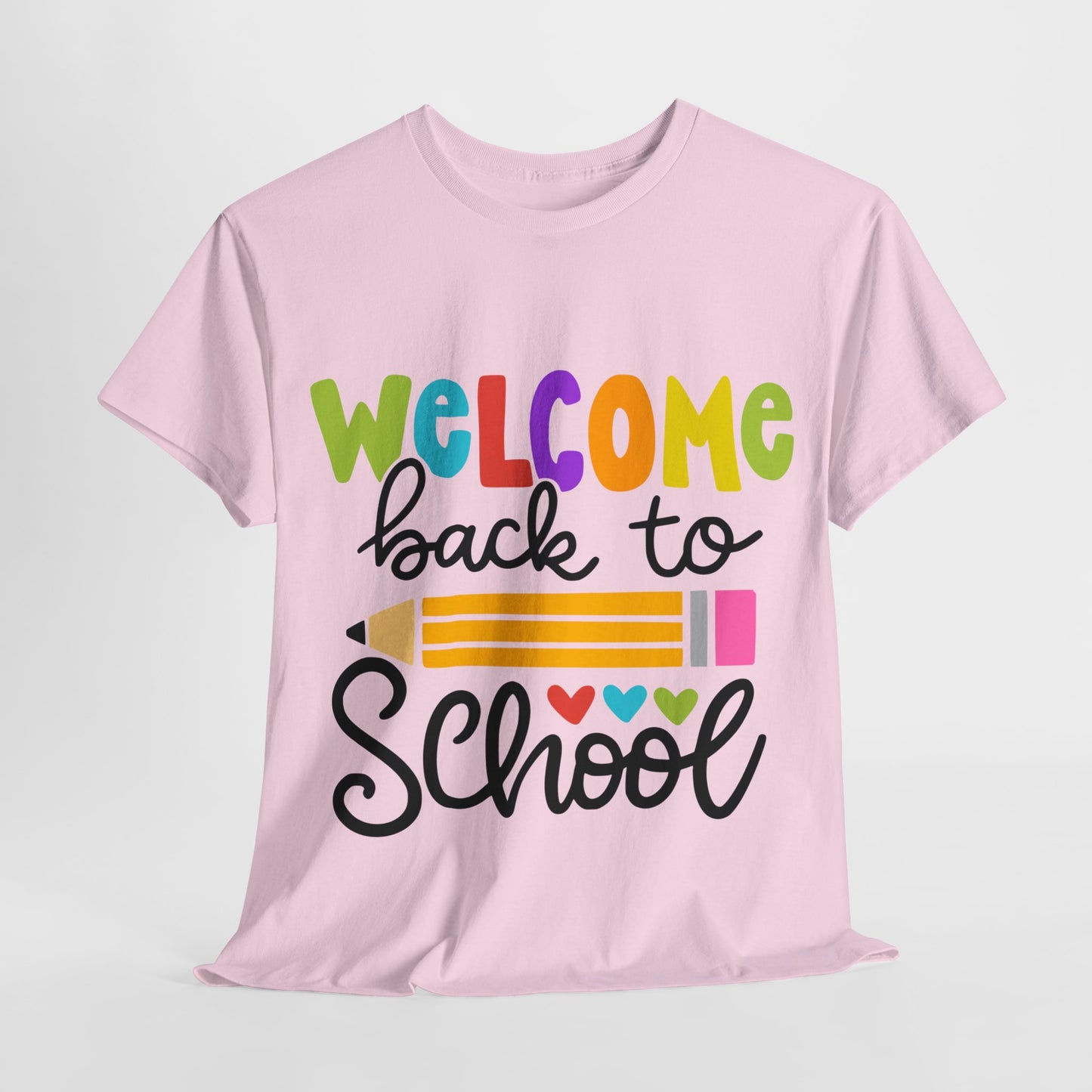 Welcome Back To School Unisex Heavy Cotton Tee