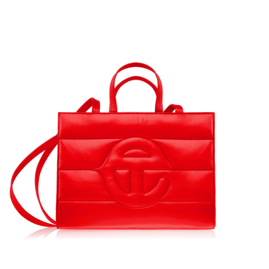 TELFAR Medium Puff Shopper - Red