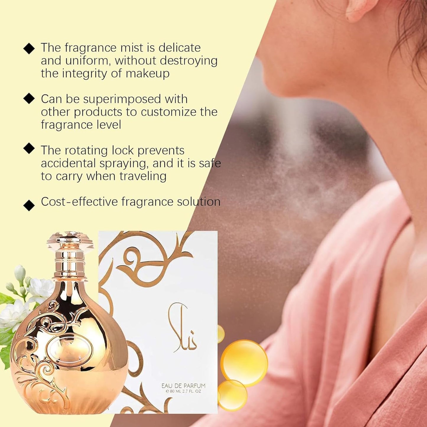 Ny-la Perfume Arabriyat Prestige, Unique Ny-la Perfume - 2.7 fl oz Unisex Eau De Parfum, Sweet & Sensual Scent, Long-Lasting Fragrance, for Women & Men