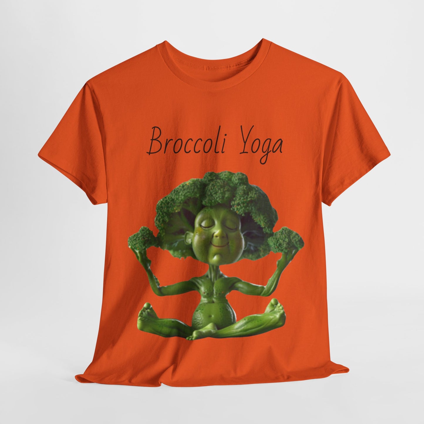 Broccoli Yoga Unisex Heavy Cotton Tee