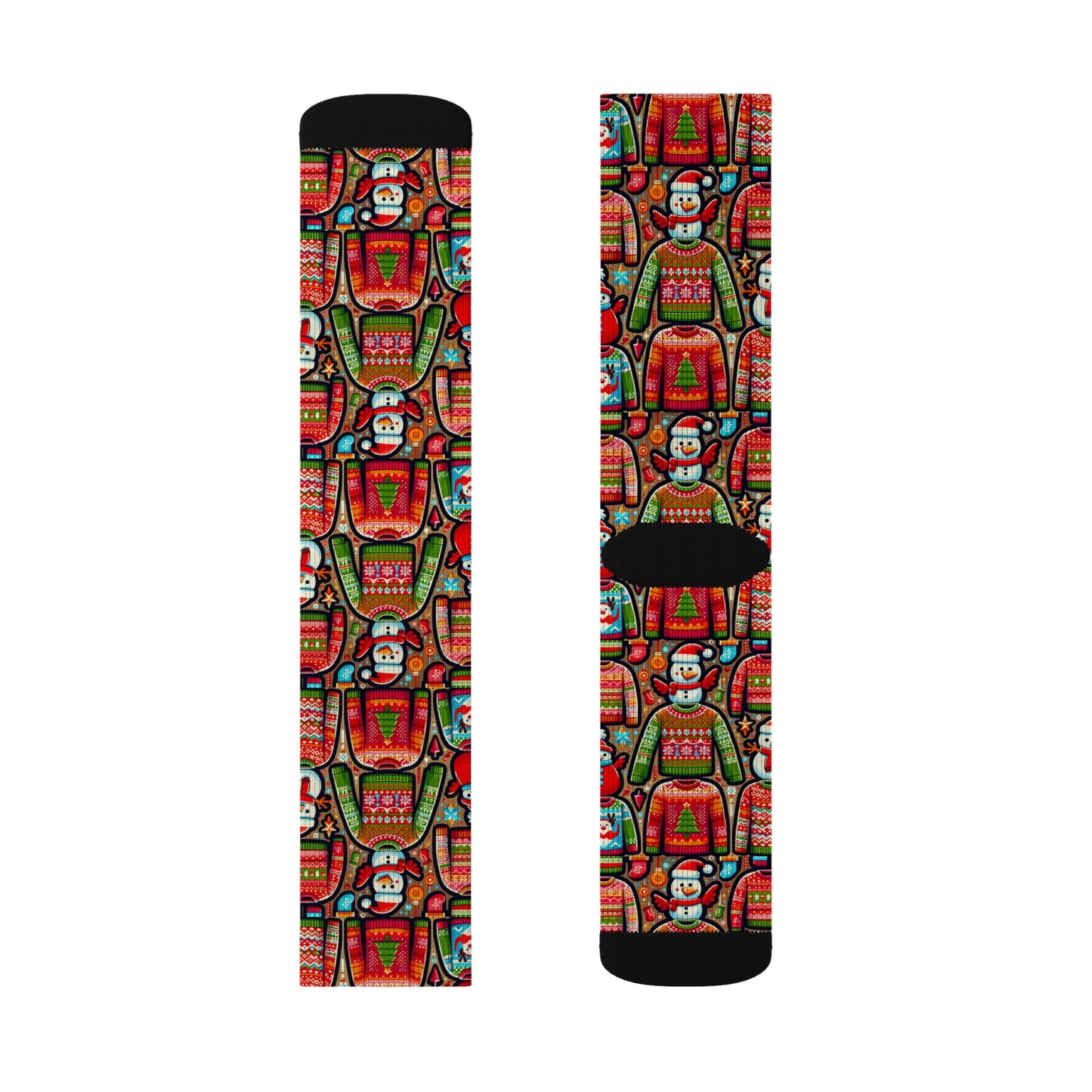 Ugly Sweater Collection 1 Sublimation Socks