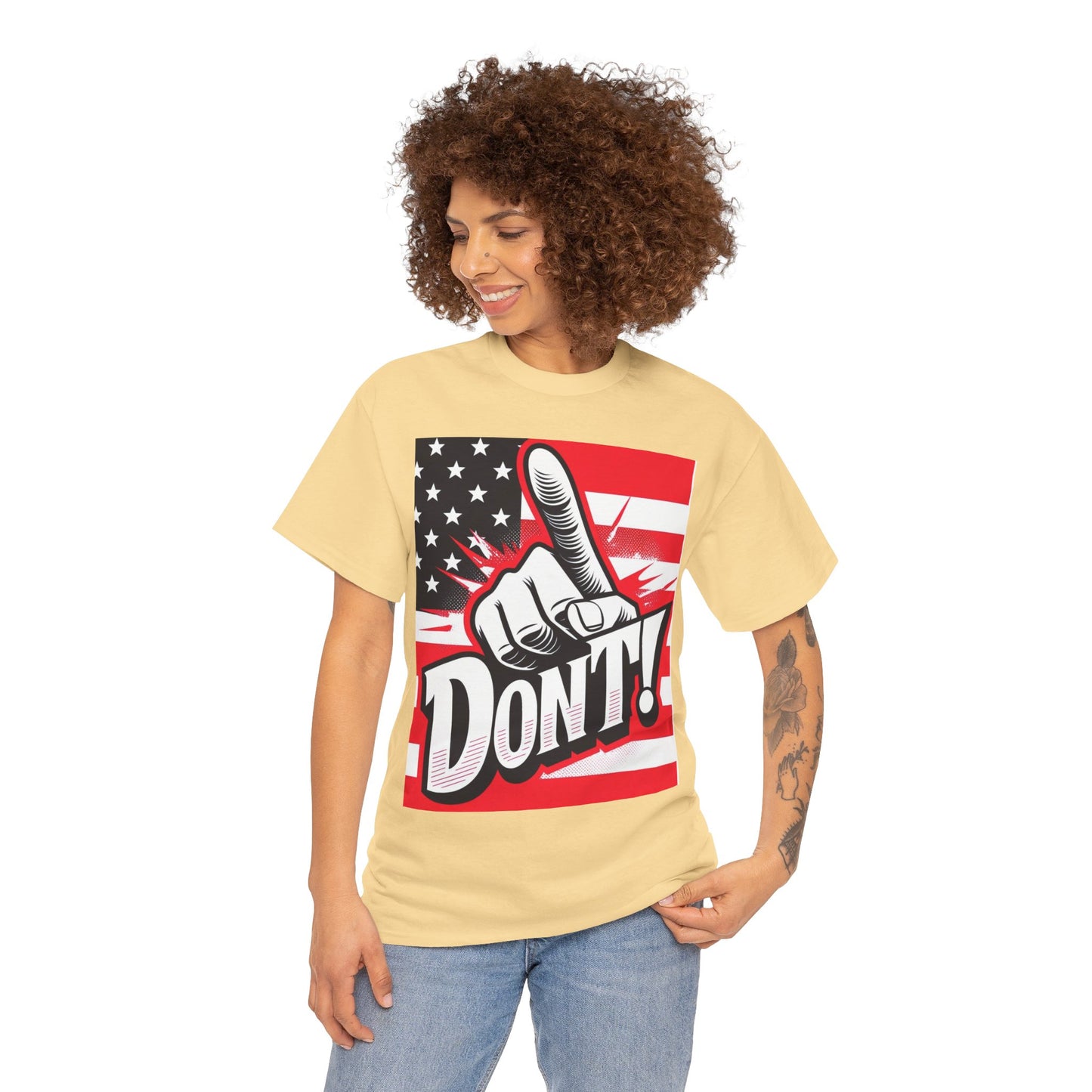 Don't Unisex Heavy Cotton Tee