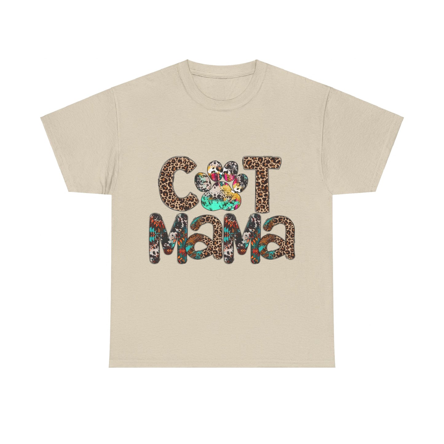 Cat Mama2 Unisex Heavy Cotton Tee